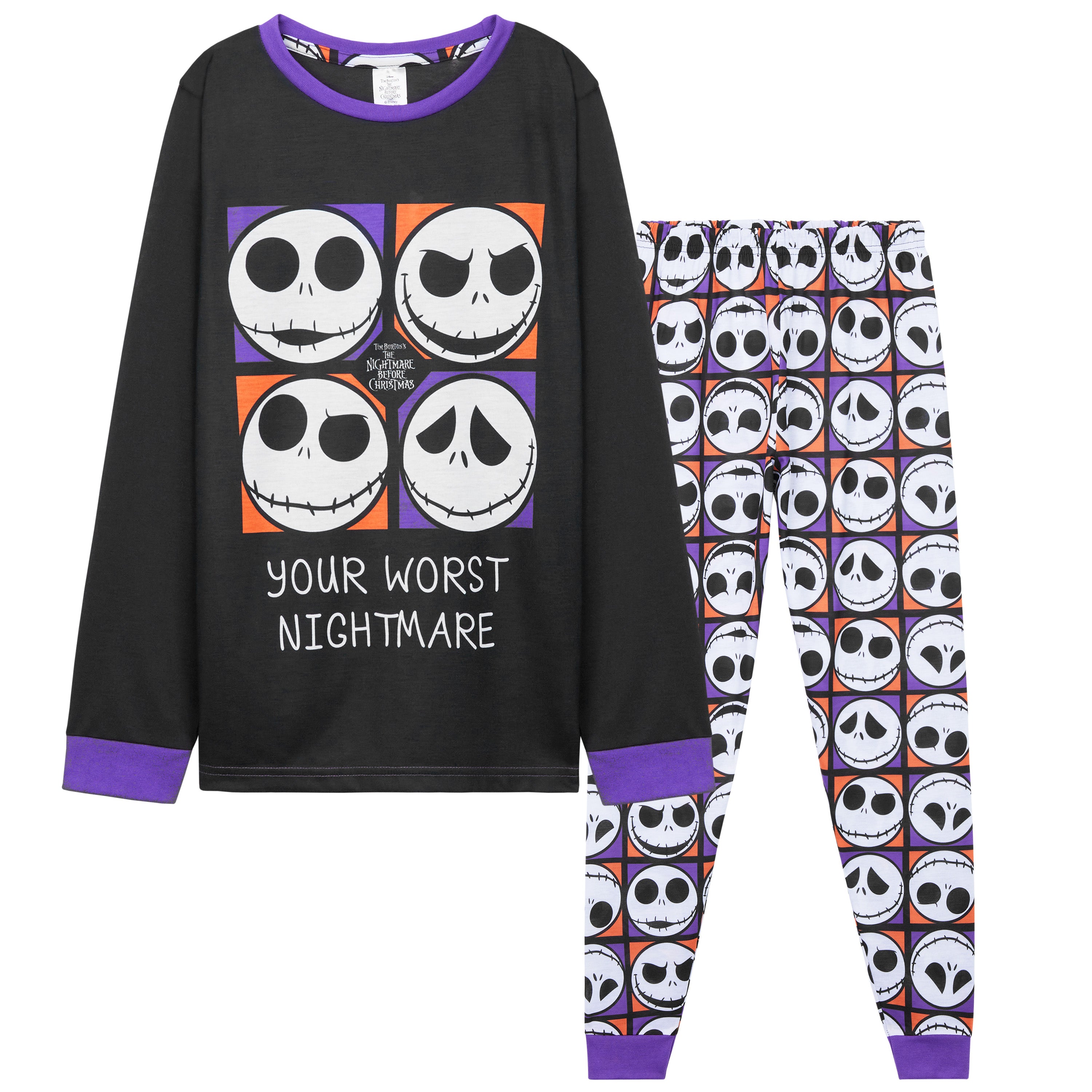 get-trend-nightmare-before-christmas-pyjama-gar-on-long image 1