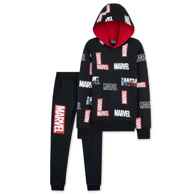 marvel-boys-surv-tement-gar-on-hoodie-jogging-7-8-ans-logo image 1