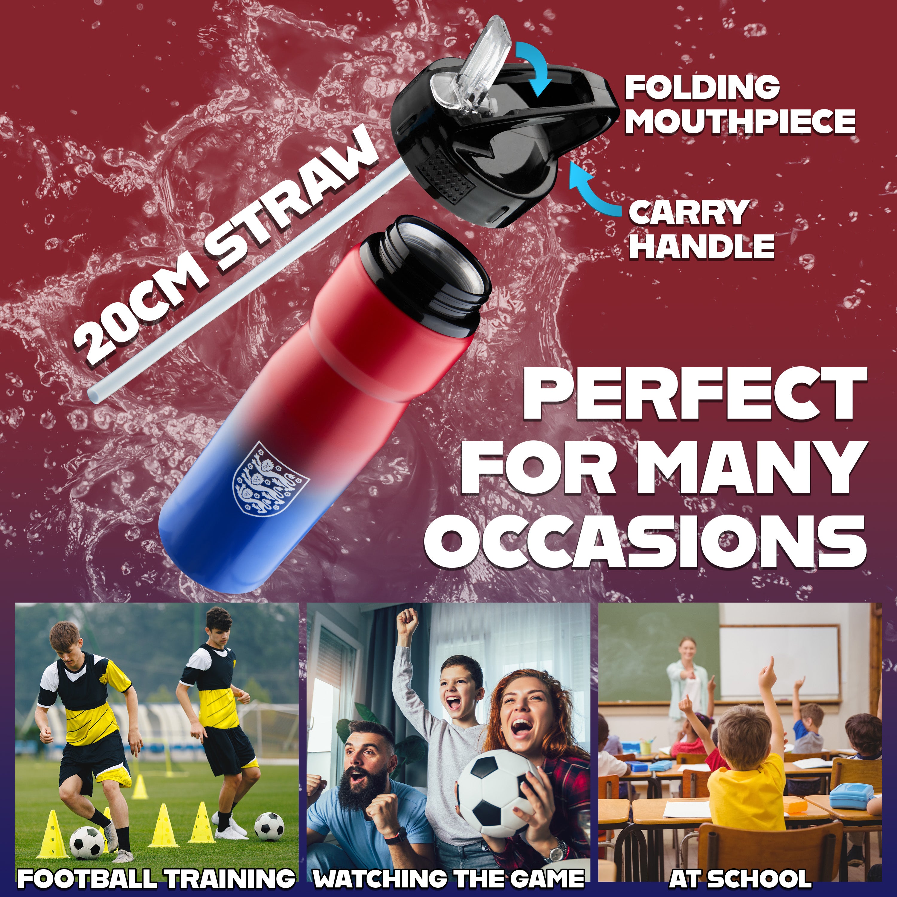 england-gourde-aluminium-paille-750-ml-supporter image 5