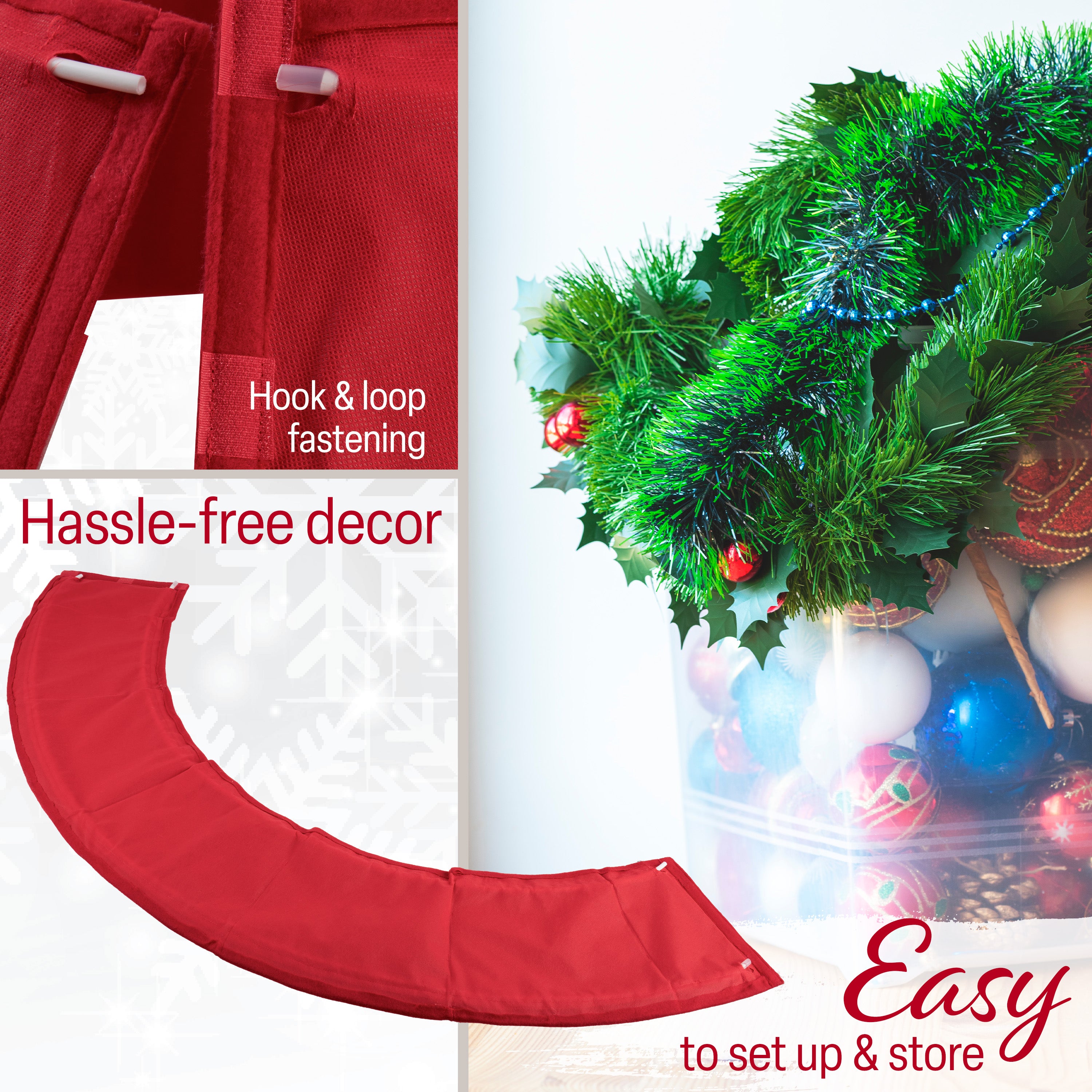 get-trend-deco-express-red-merry-jupe-de-sapin-42-56cm-rouge image 4