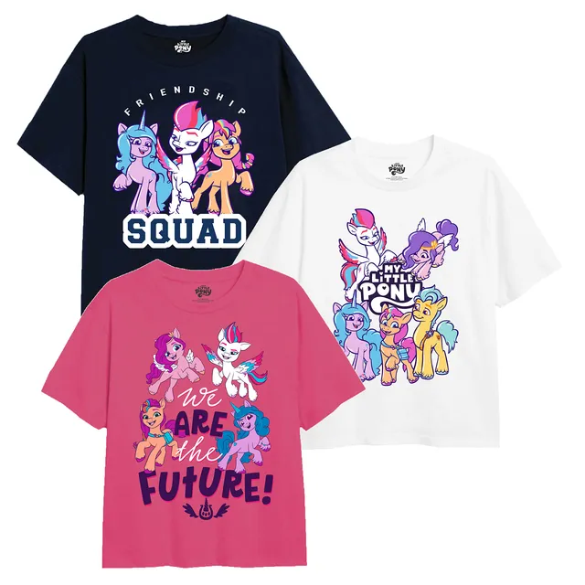 my-little-pony-squad-goals-pack-t-shirts-fille-multicolore-3-4-ans image 1