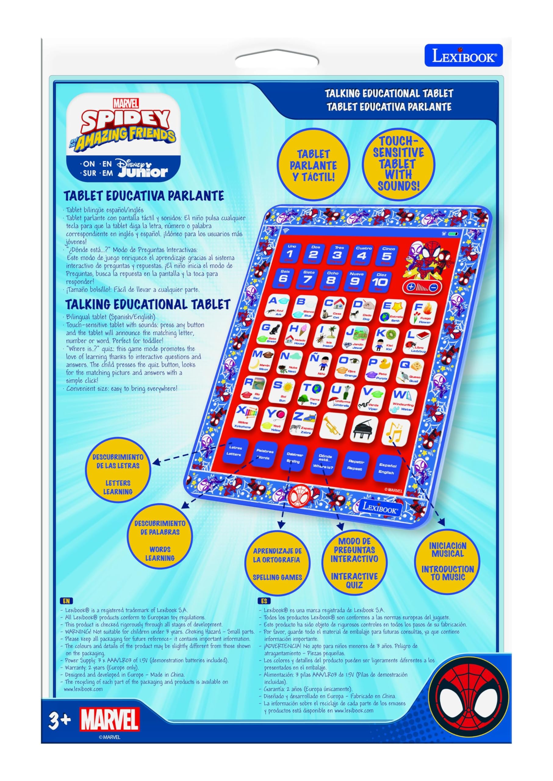 lexibook-spidey-jcpad002spi2-tablette-ducative-bilingue-bleu-rouge image 8