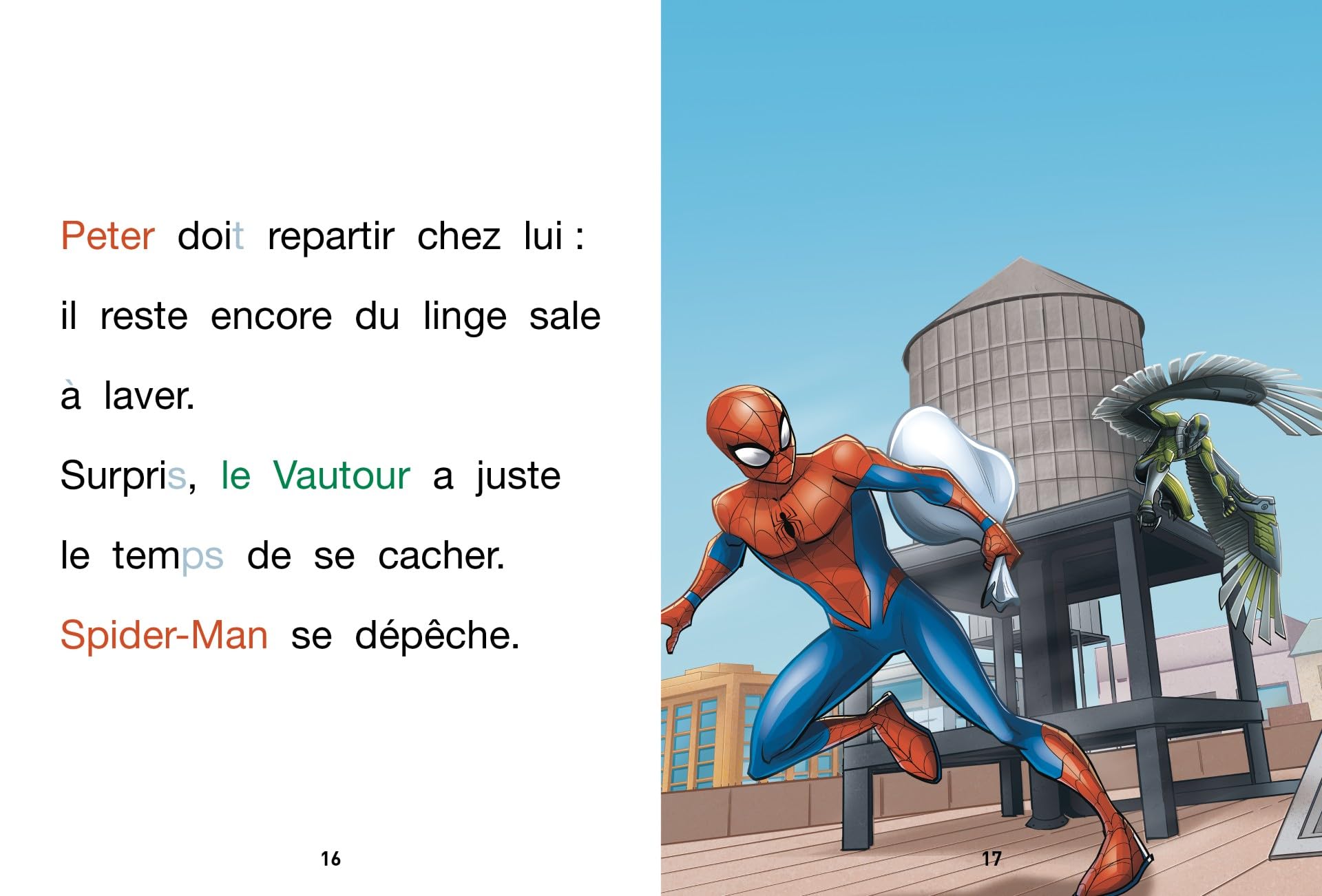 marvel-spider-man-livre-m-me-les-super-h-ros-font-leur-lessive-cp-niveau-2 image 3