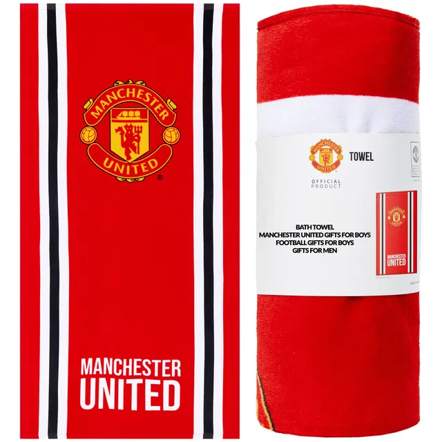 manchester-united-serviette-bain-coton-137x69-cm image 1