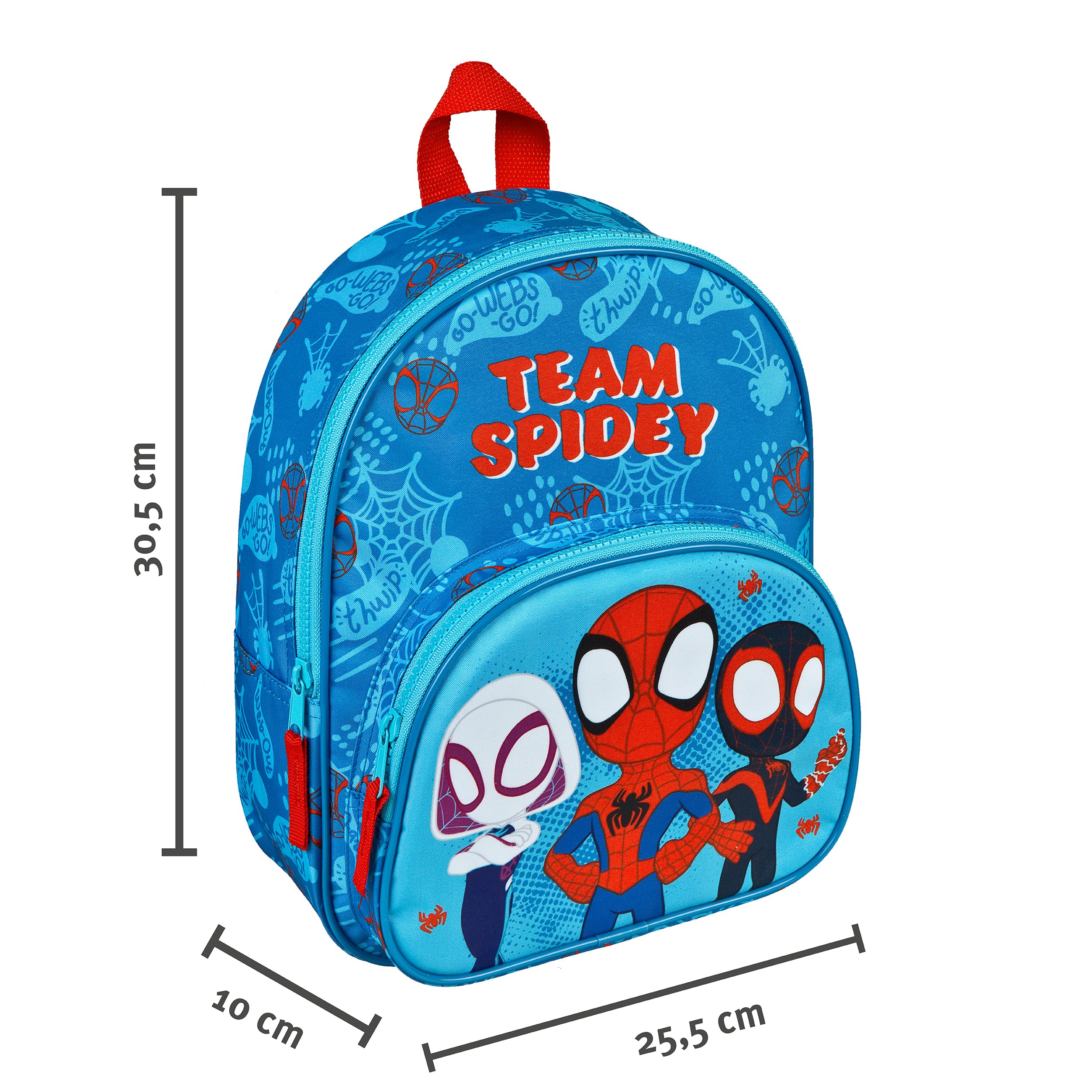 marvel-spidey-sac-dos-enfant-8-l-poche-frontale-maternelle image 2