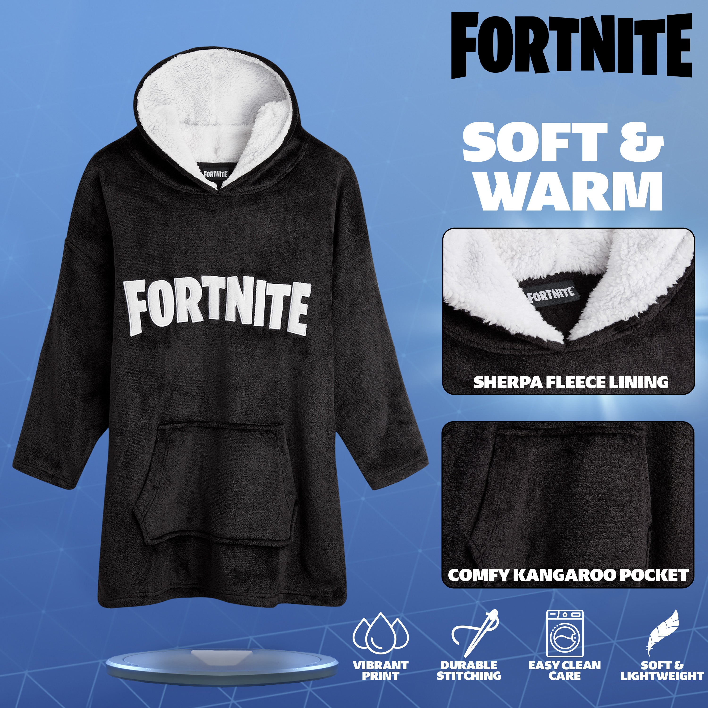 fortnite-hoodie-plaid-polaire-surtaill-ado-14 image 3