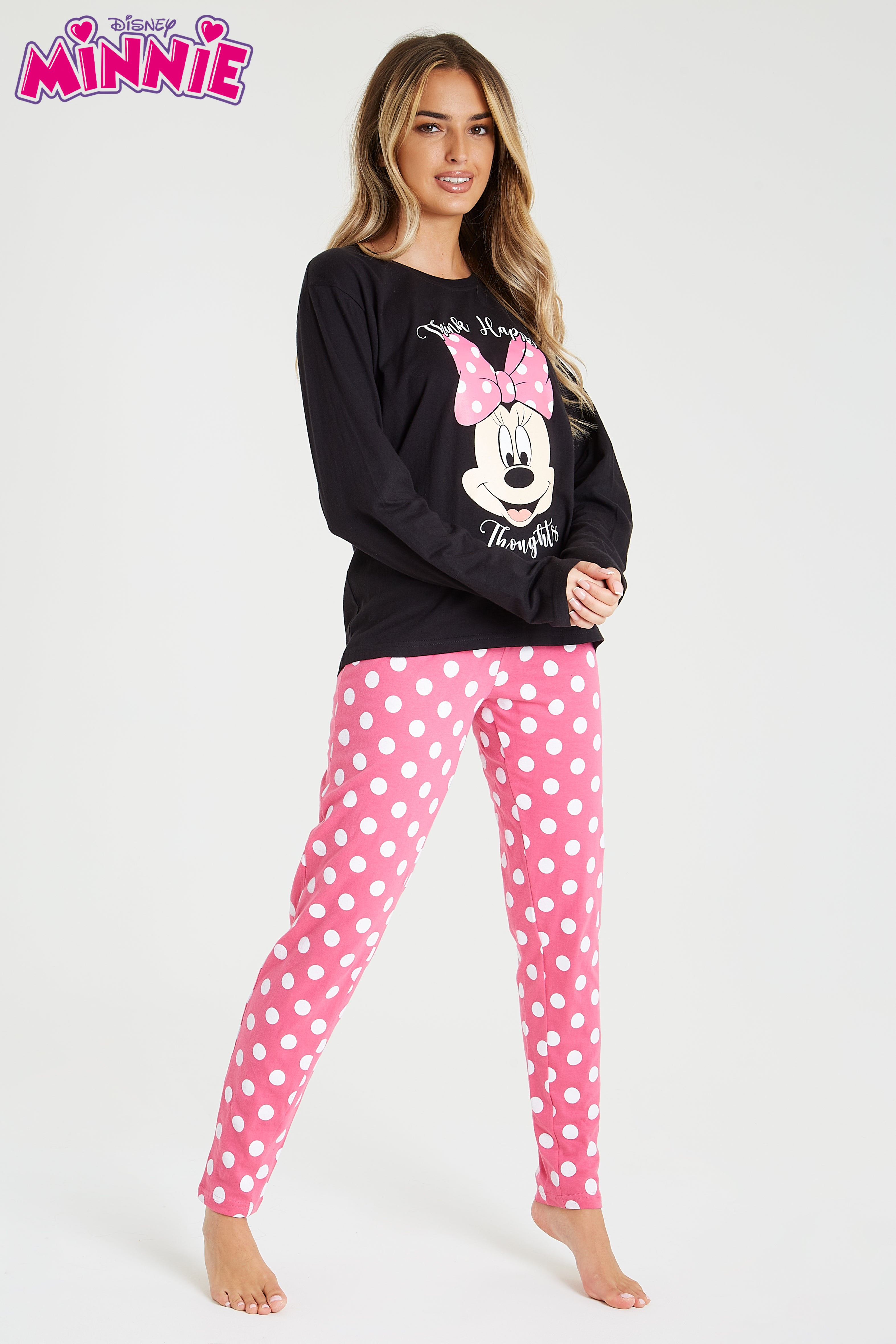 disney-minnie-pyjama-femme-coton-manches-longues-s-xl image 4