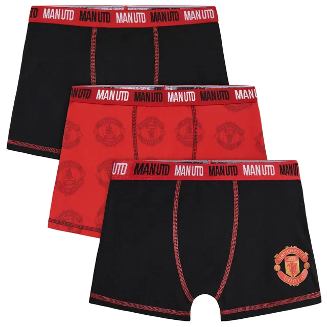 manchester-united-boxer-gar-on-lot-3-9-10-ans-coton image 1