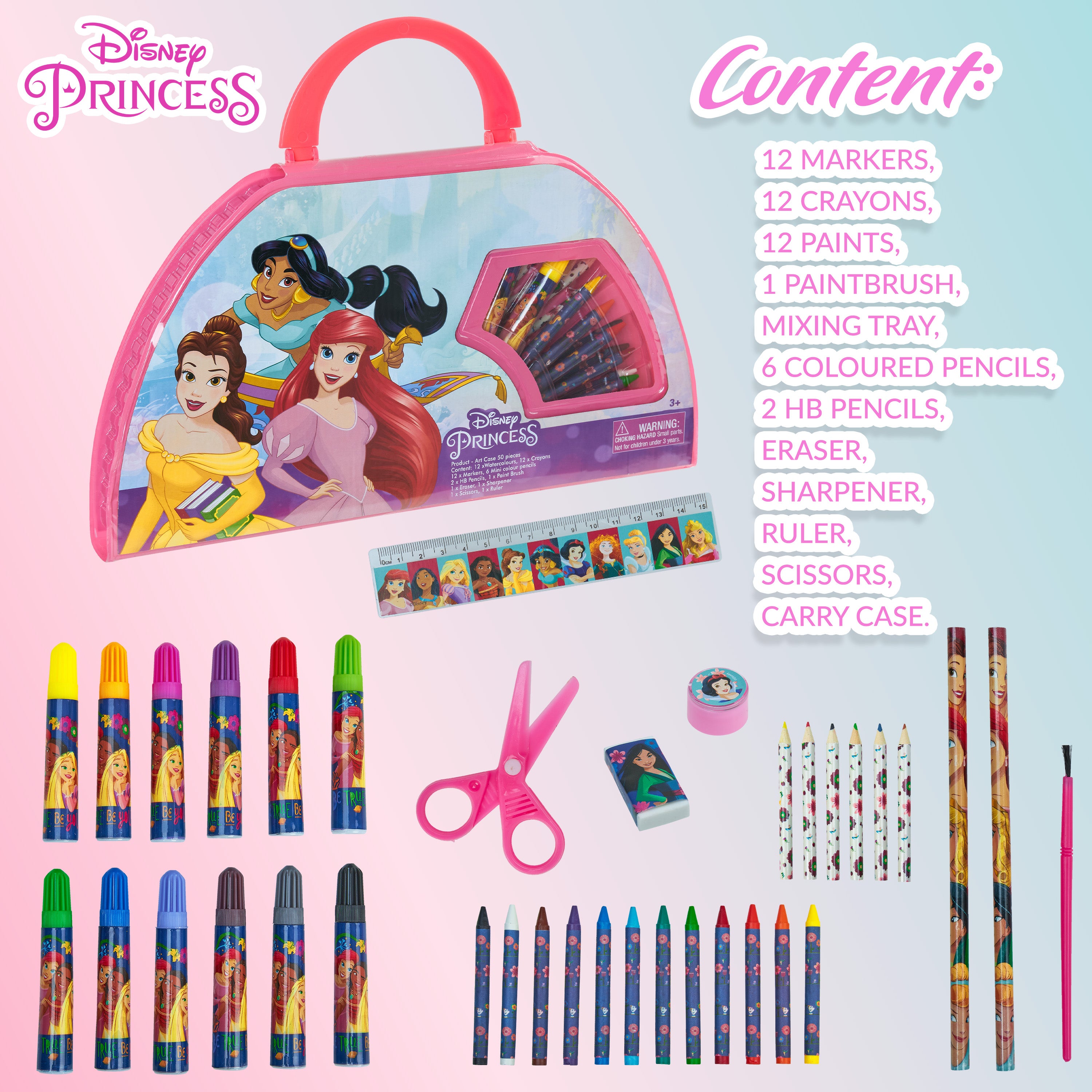 disney-princesse-kit-dessin-fille-40-pi-ces-peinture-feutres image 7