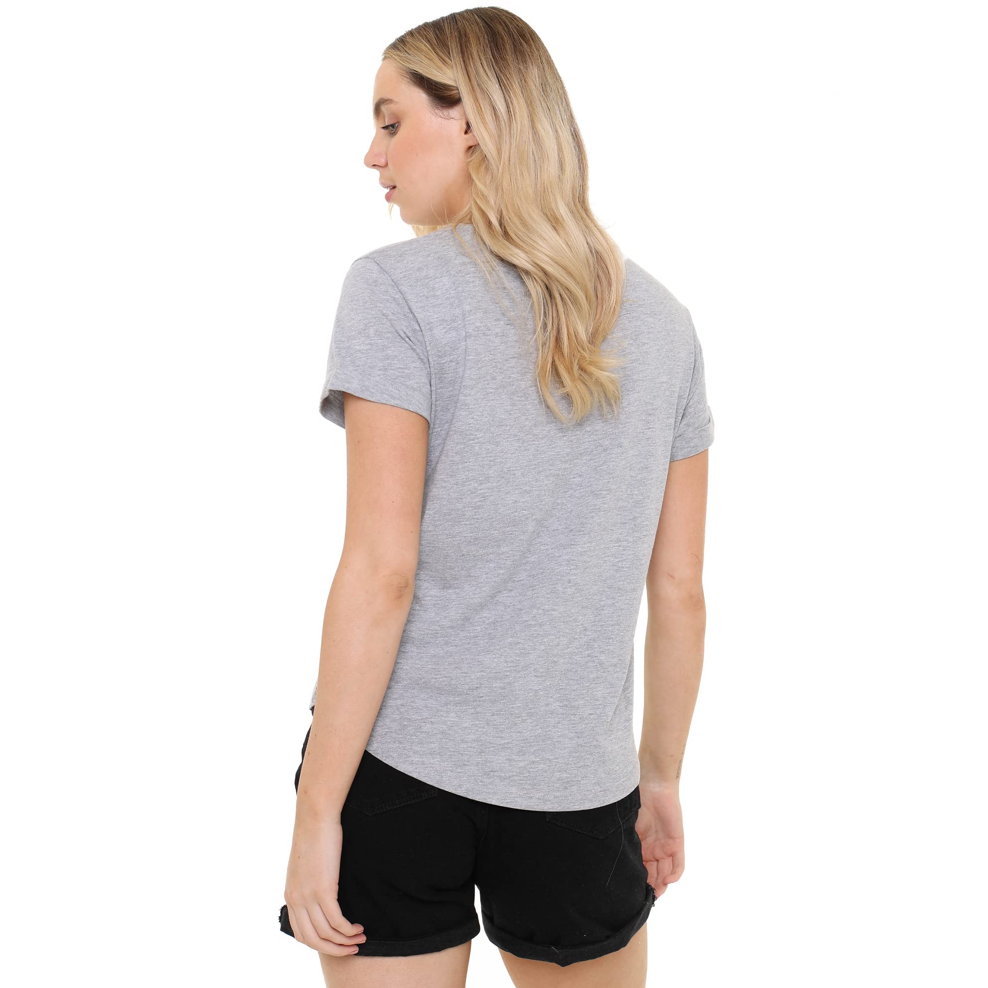 my-little-pony-t-shirt-classic-badge-femme-gris-chin-cotton-soul image 4