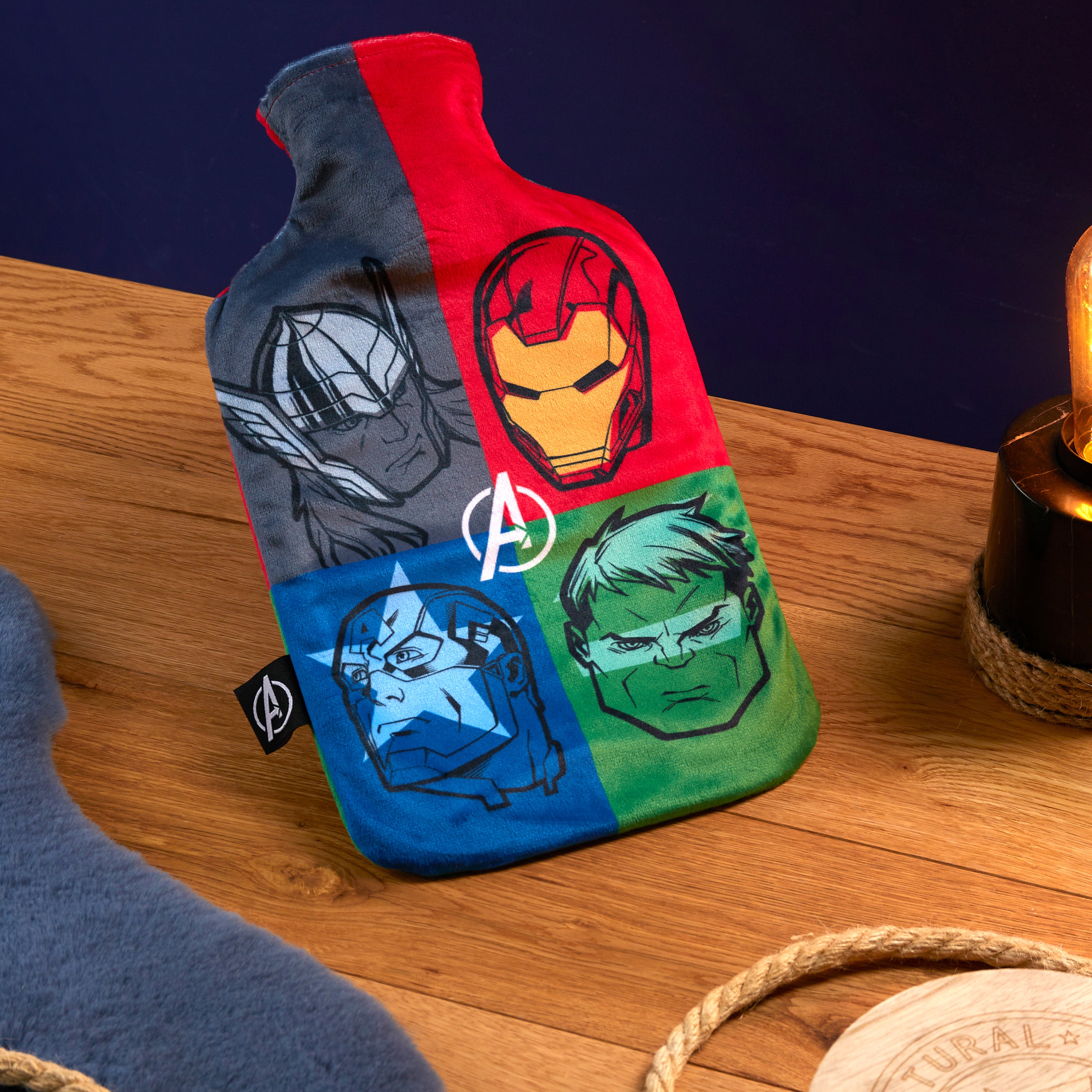 marvel-bouillotte-eau-chaude-housse-polaire-avengers image 2