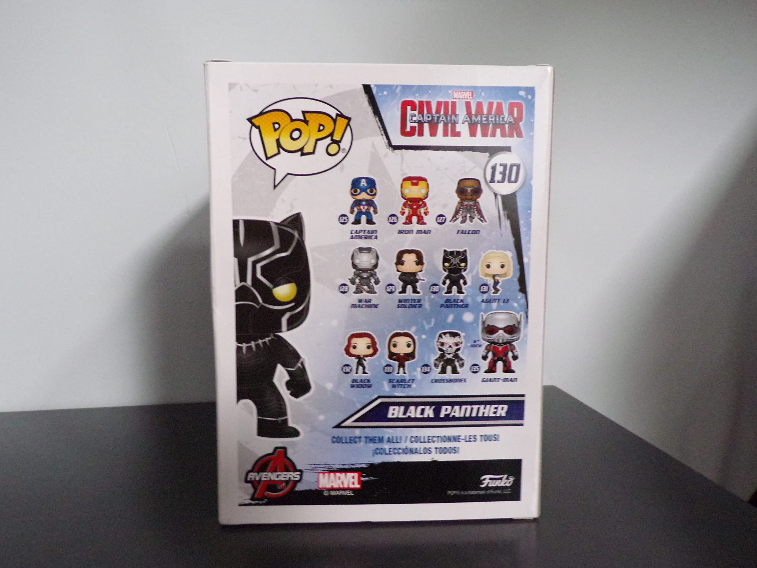 funko-pop-marvel-black-panther-130-figurine-vinyle-civil-war image 3