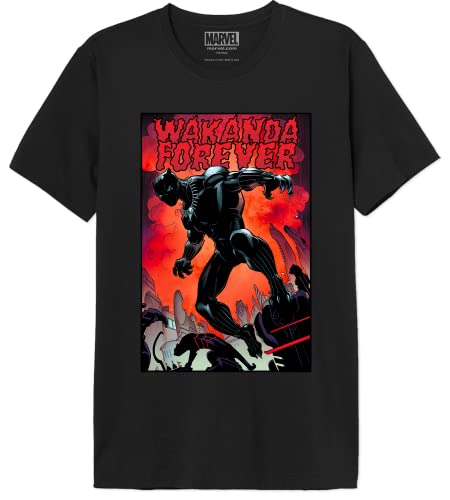 marvel-t-shirt-homme-noir-taille-l-coton-h-ros image 3
