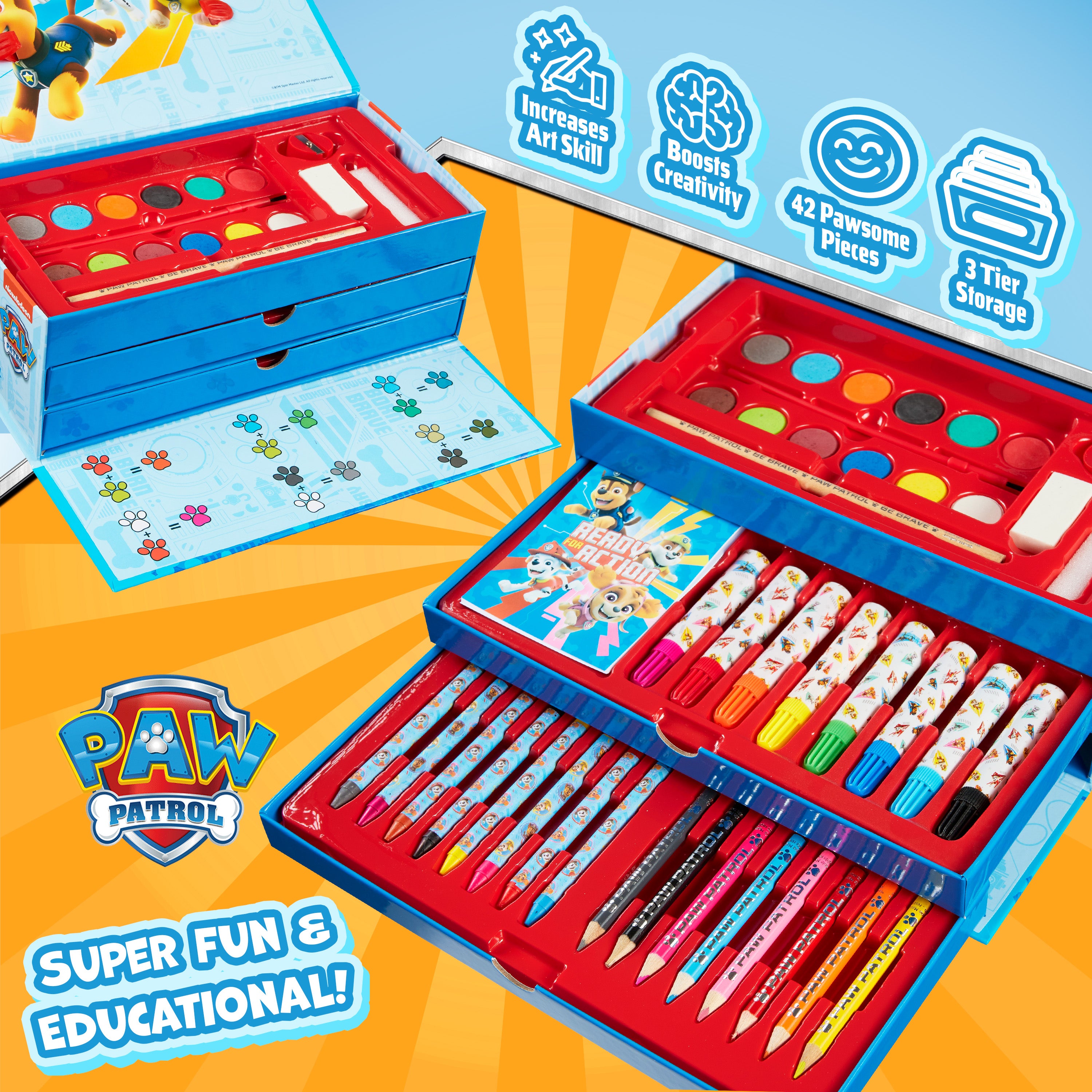pat-patrouille-coffret-dessin-40-pi-ces-multicolore image 5