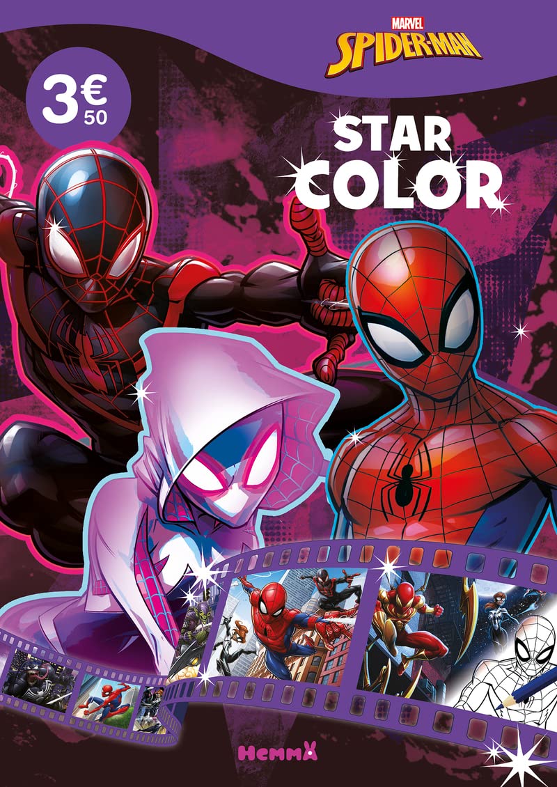 marvel-spider-man-star-color-livre-coloriage-d-s-4-ans image 1