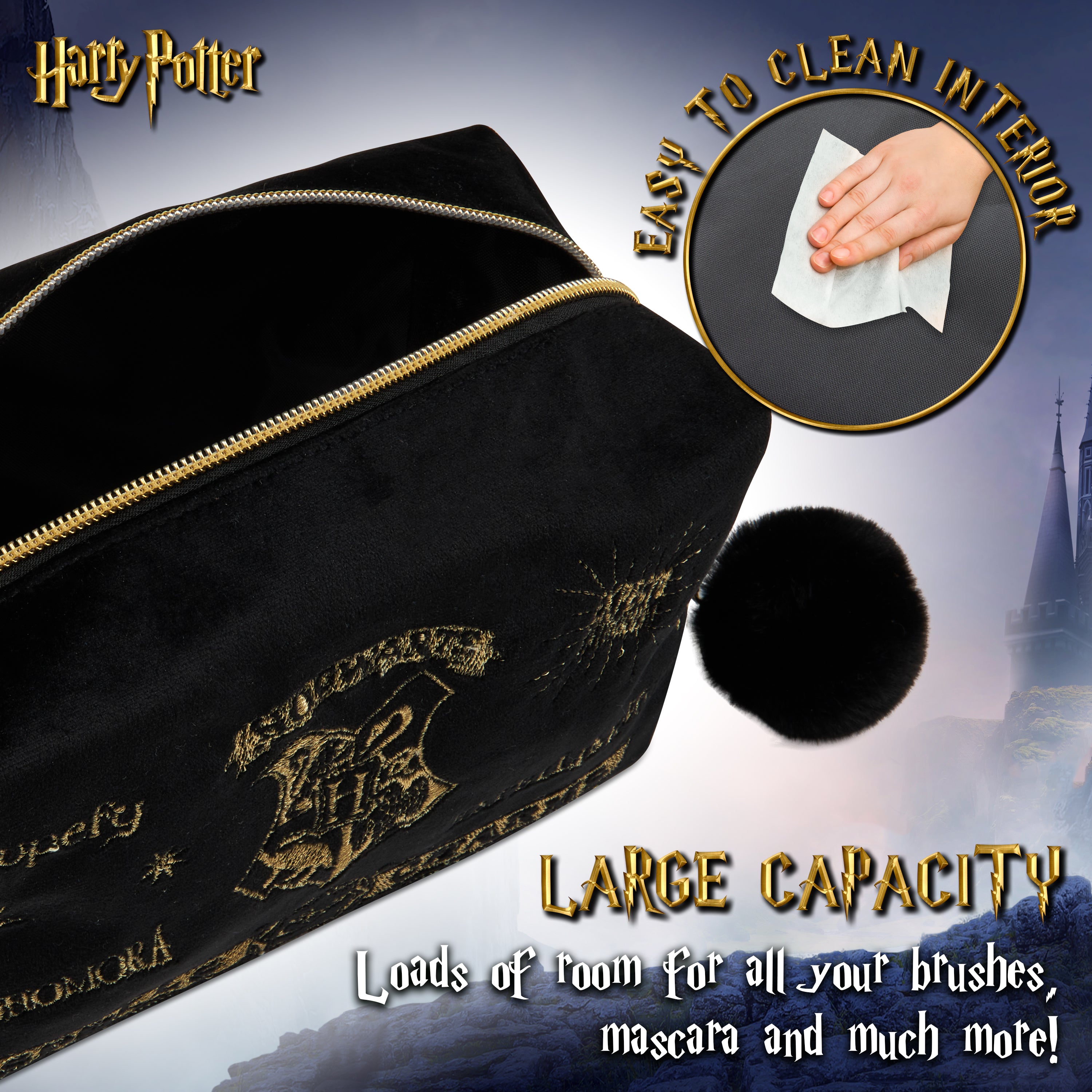 harry-potter-trousse-maquillage-velours-poudlard-femme image 4