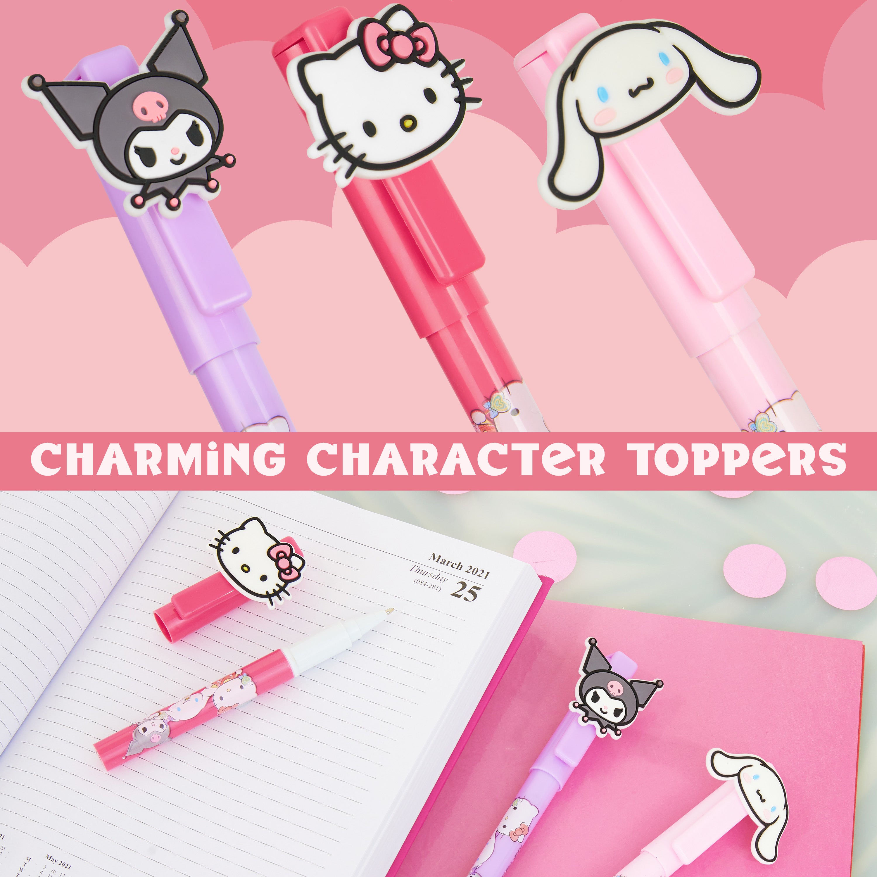 hello-kitty-stylos-bille-lot-de-3-toppers-personnages image 4