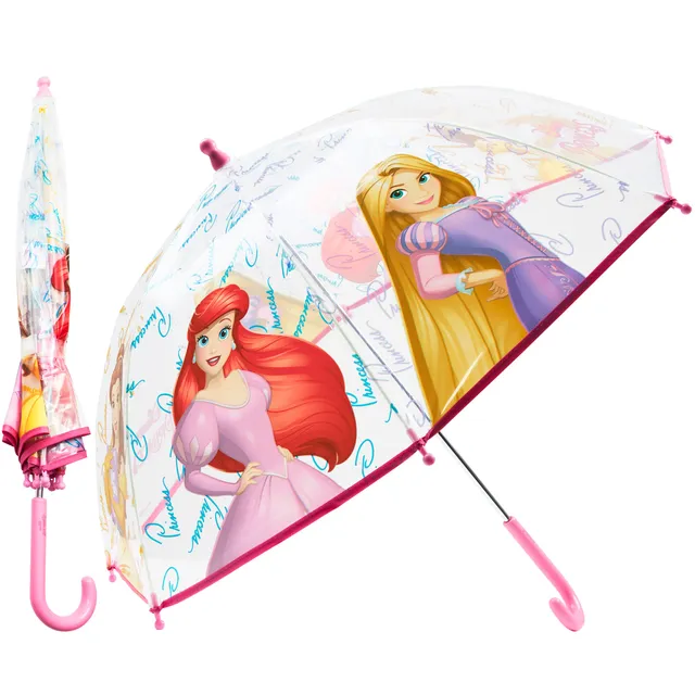 disney-princess-parapluie-cloche-fille-transparent image 1