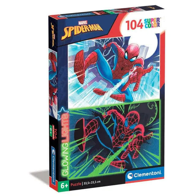 marvel-puzzles-spider-man-27555-puzzle-104-pi-ces-fluorescent image 1