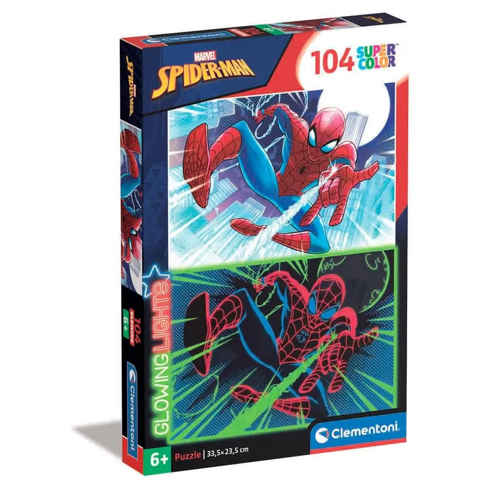 marvel-puzzles-spider-man-27555-puzzle-104-pi-ces-fluorescent image 1