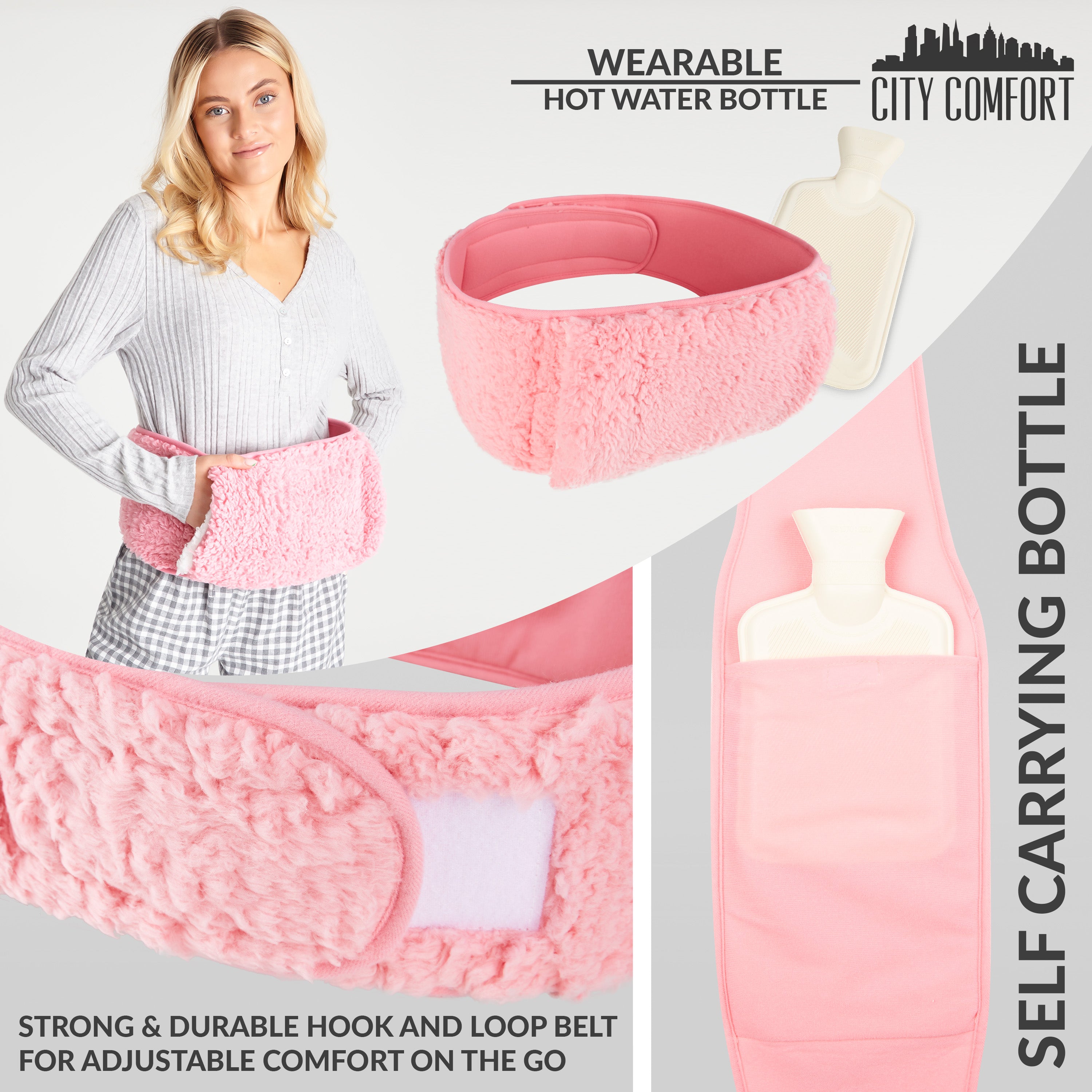 citycomfort-bouillotte-ceinture-peluche-grise-mains image 5