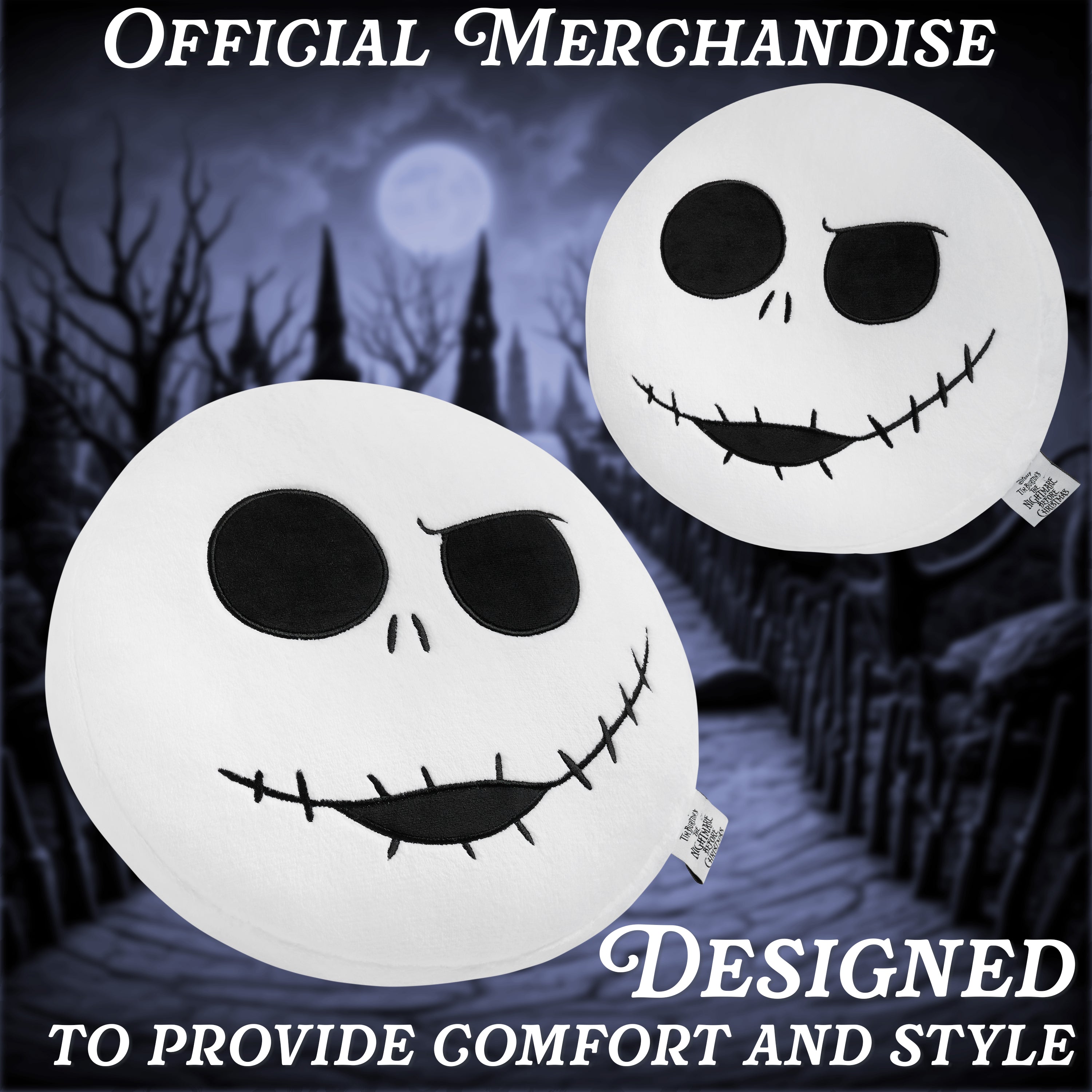 disney-nightmare-coussin-peluche-3d-35x33cm-jack image 3