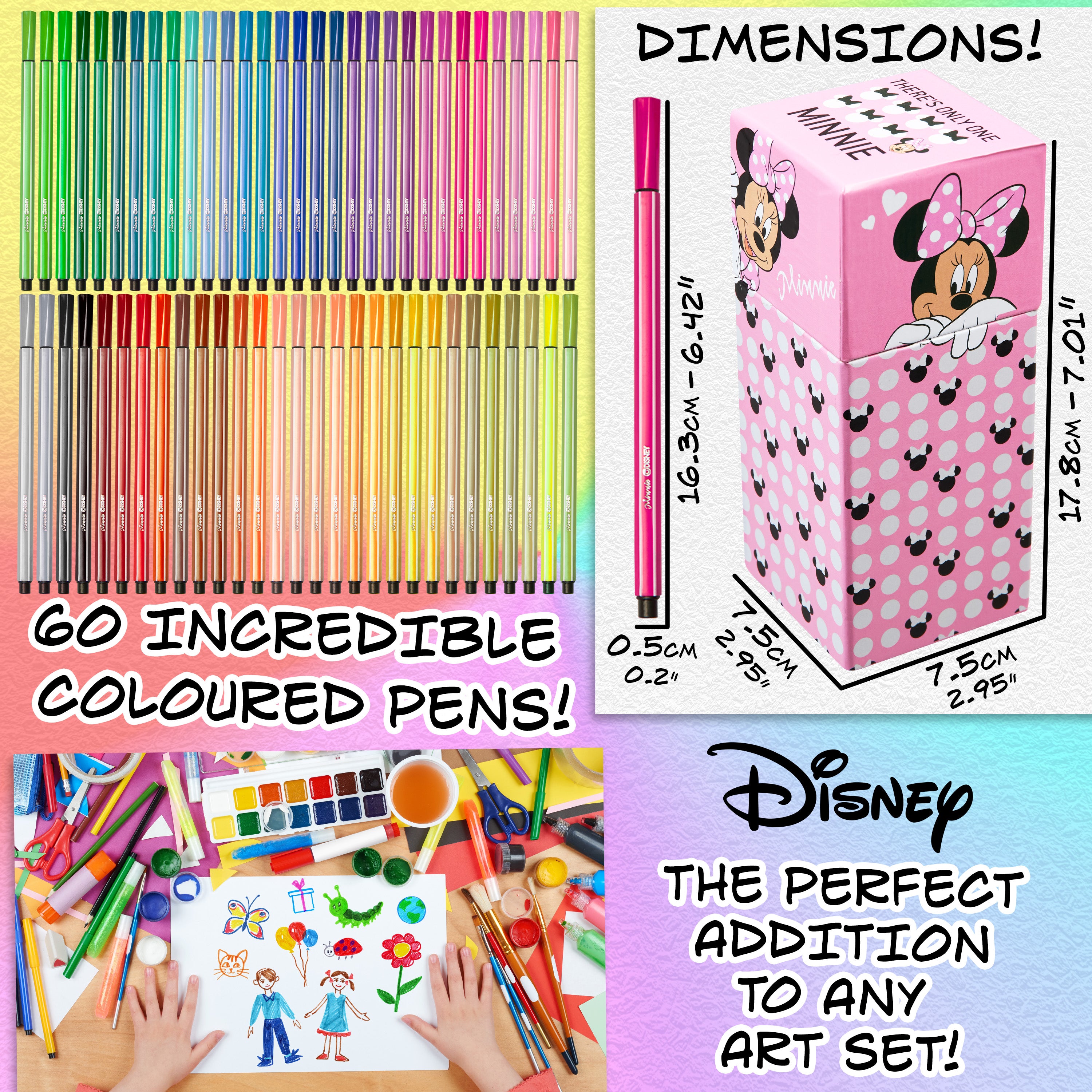 disney-minnie-feutres-coloriage-enfant-rose-lot-60 image 6