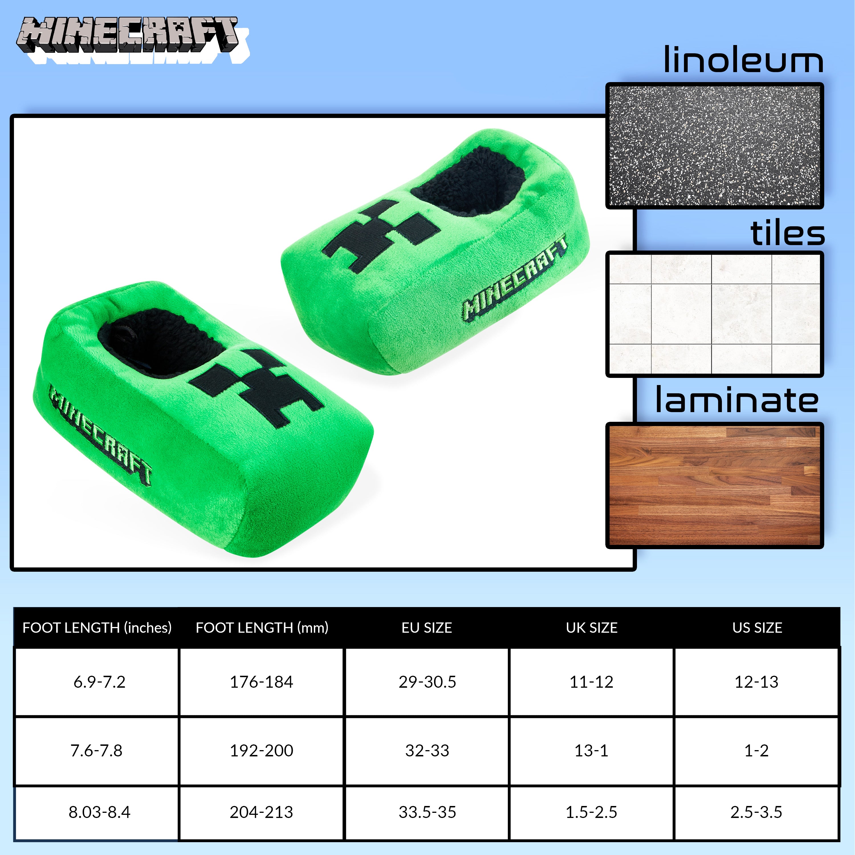 minecraft-chaussons-gar-on-creeper-chaud-antid-rapant-2 image 7