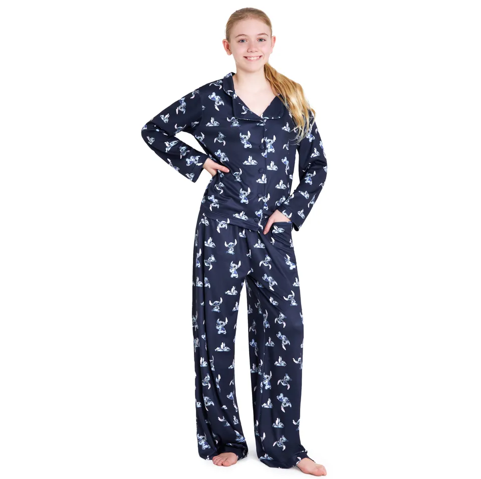 disney-stitch-pyjama-fille-long-2-pi-ces-9-10-ans image 1