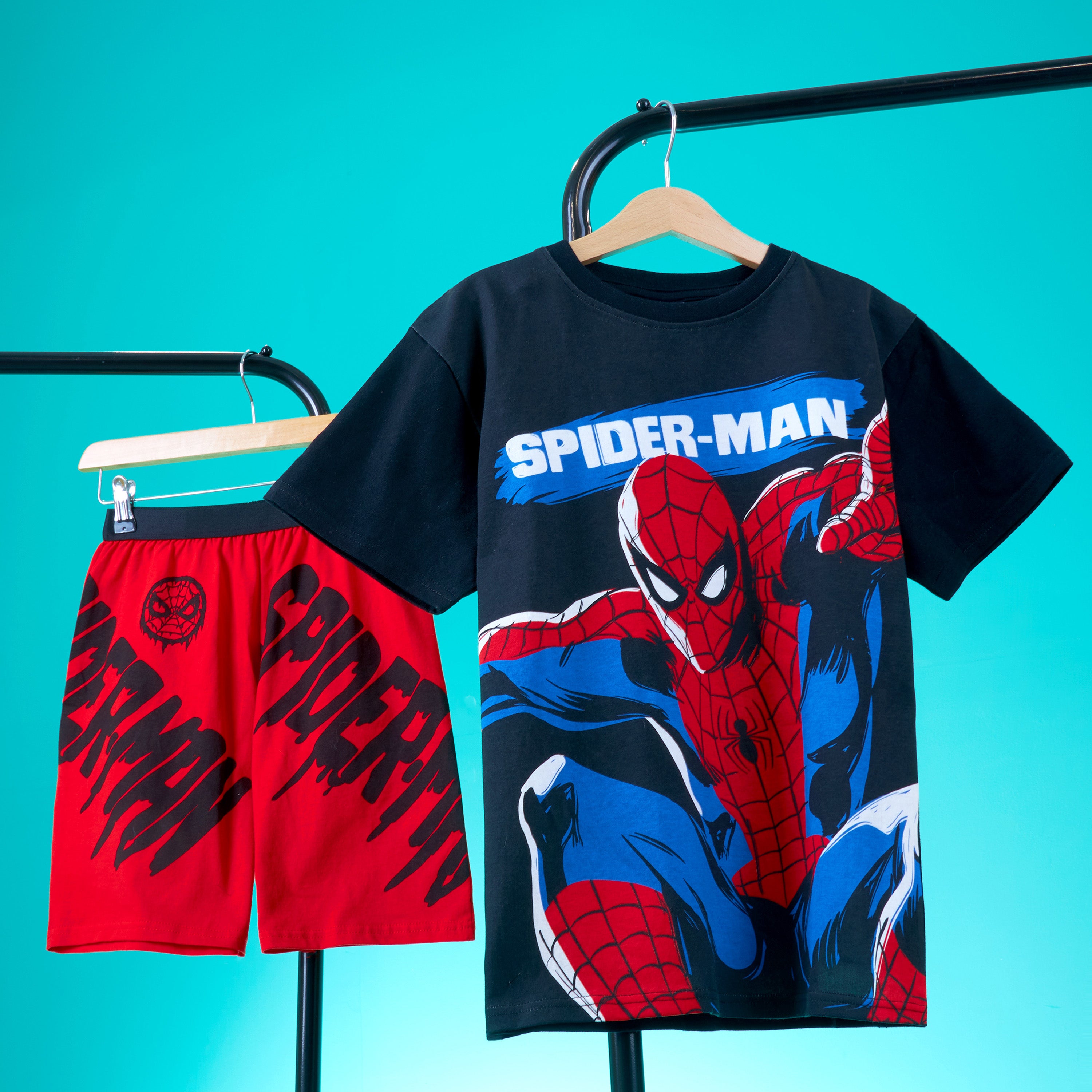 marvel-spiderman-pyjama-court-gar-on-t-shirt-short image 6