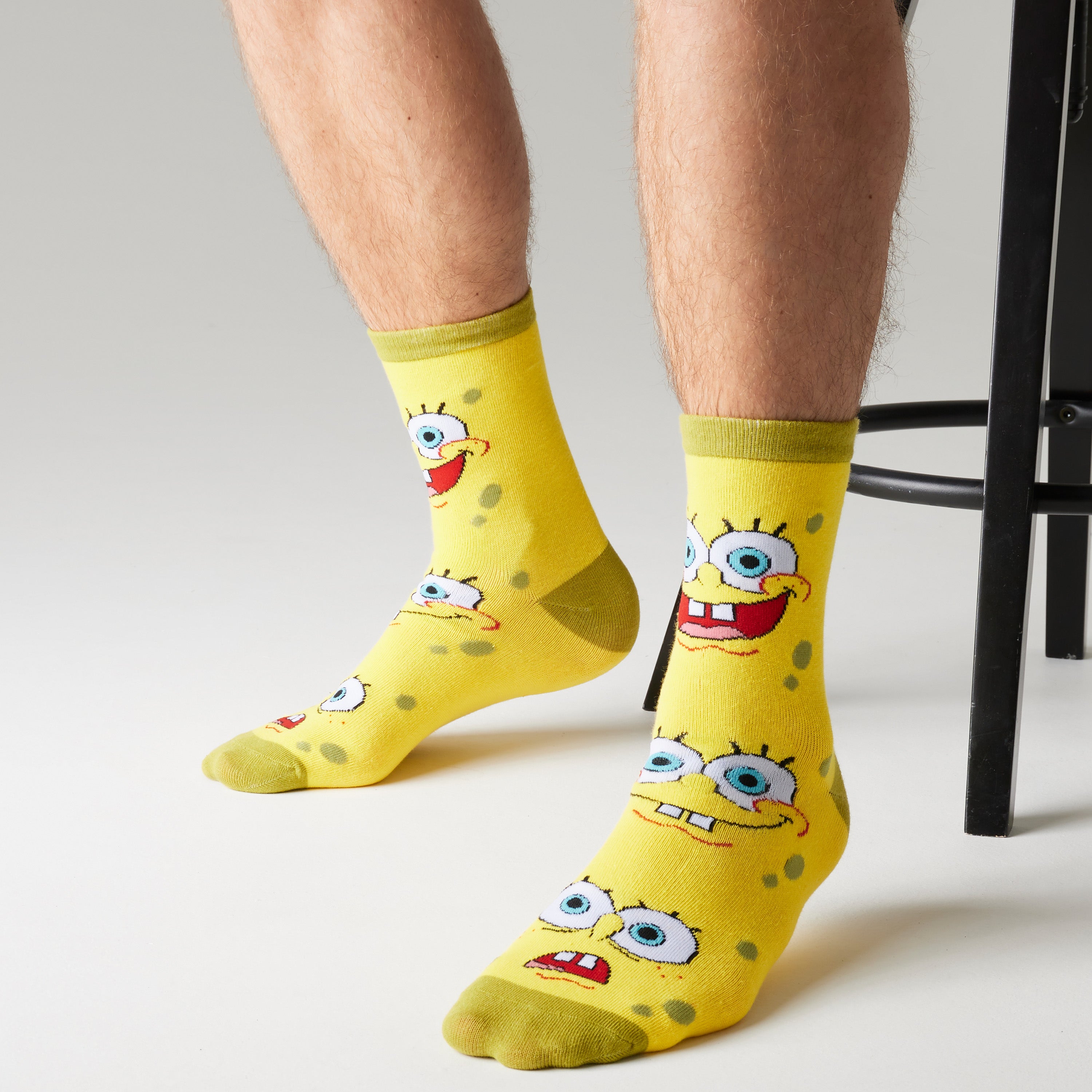 get-trend-bob-ponge-chaussettes-homme-lot-5-coton image 5