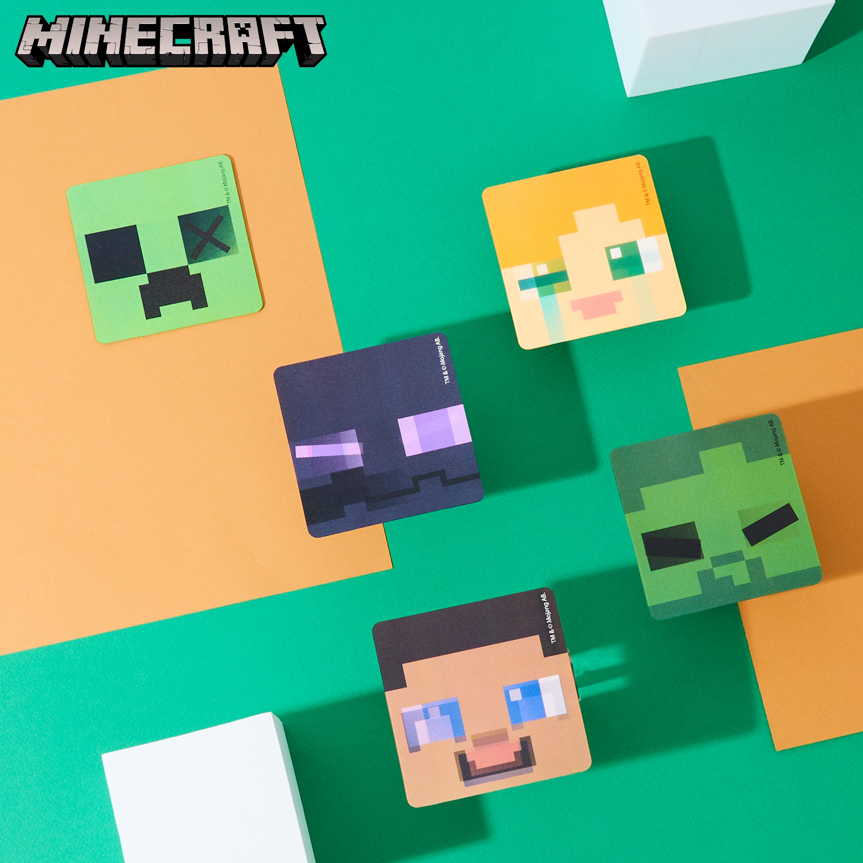 minecraft-stickers-3d-enfant-lot-de-5-effet-lenticulaire image 2
