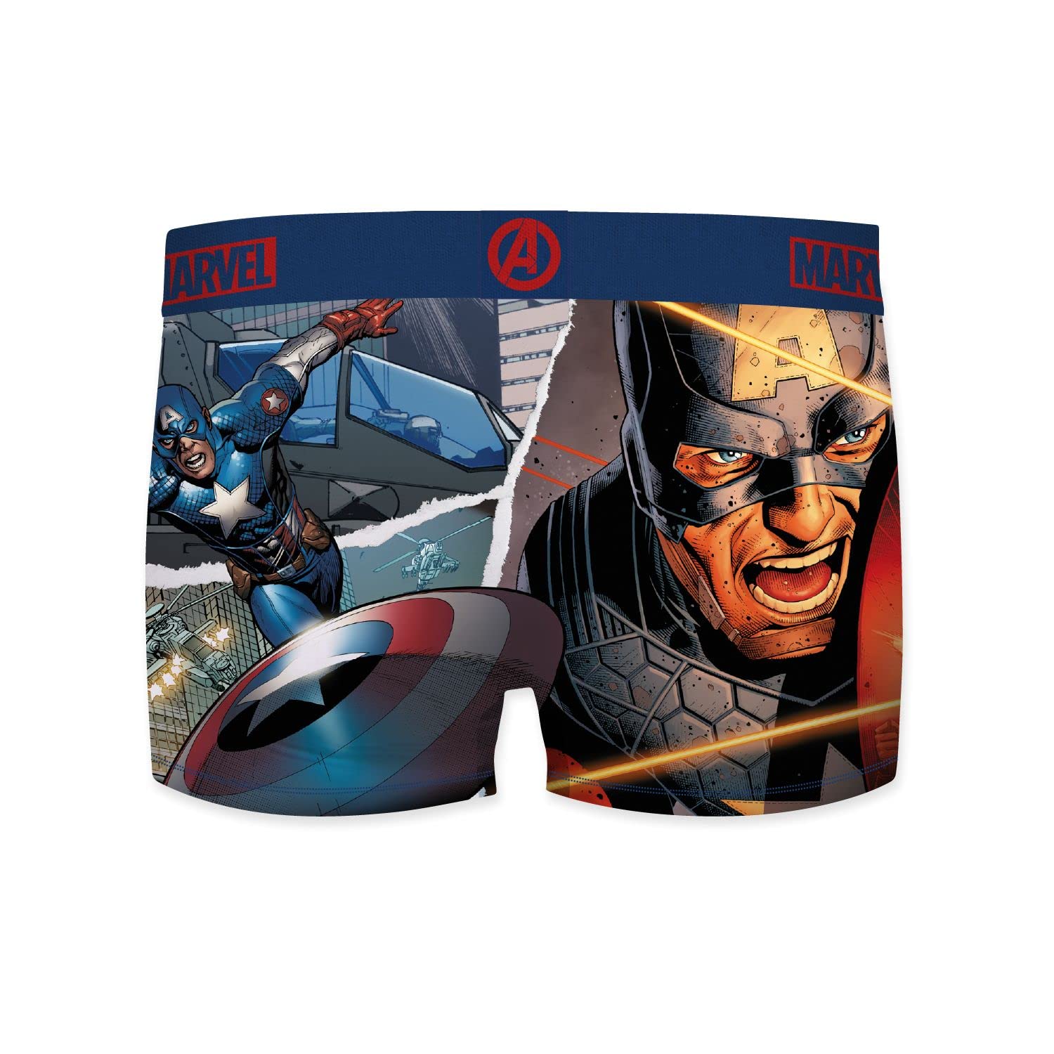 marvel-freegun-boxer-gar-on-10-12-ans-spiderman-polyester image 3