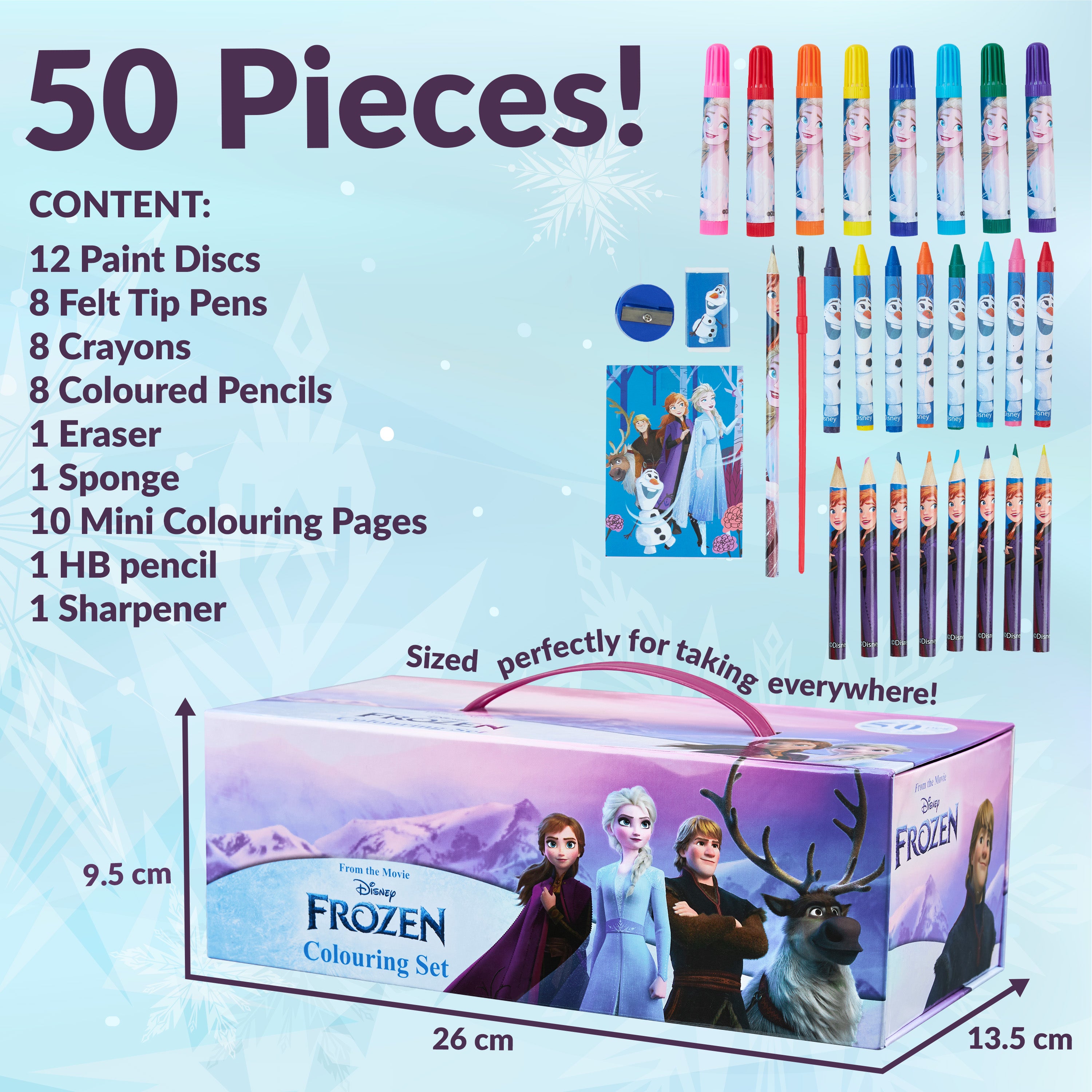 disney-frozen-coffret-dessin-enfant-40-accessoires-peinture image 2