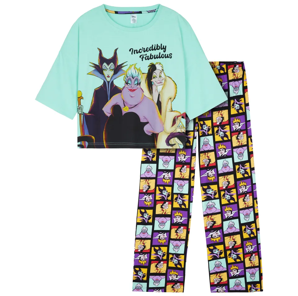 disney-stitch-pyjama-femme-long-2-pi-ces-coton-s-xl image 1