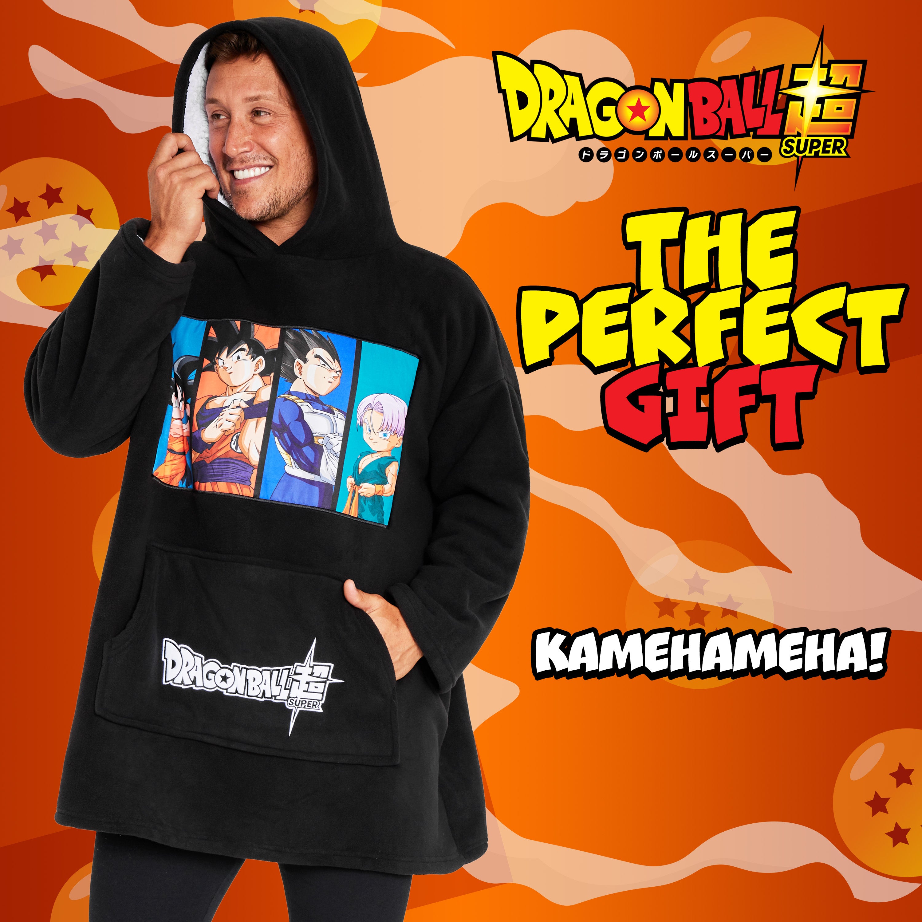 dragon-ball-z-sweat-plaid-capuche-homme-polaire-taille-unique image 2