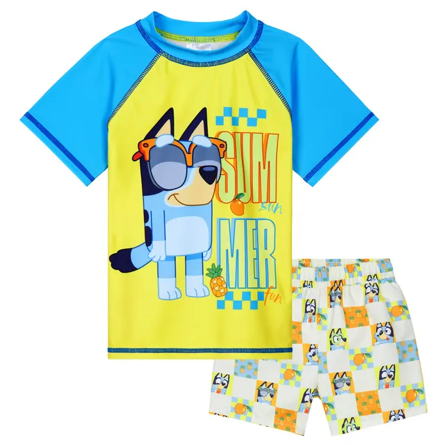 bluey-maillot-de-bain-gar-on-2-pi-ces-4-5-ans image 1