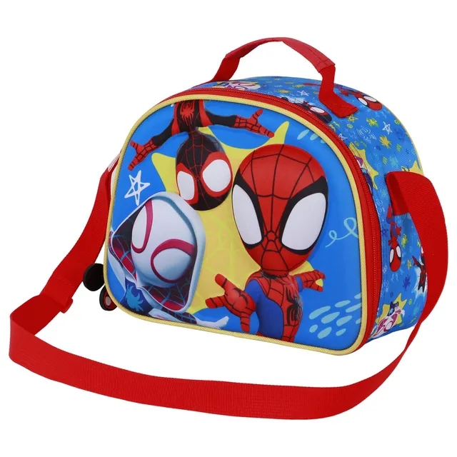 marvel-spiderman-amazing-sac-repas-3d-rouge-26x20-cm image 1