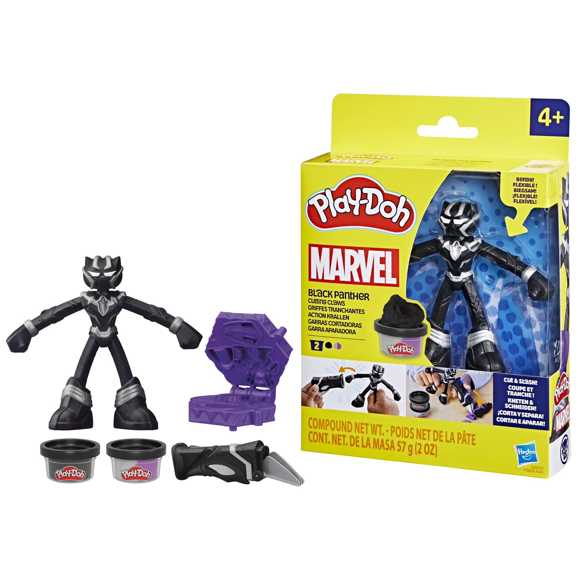 play-doh-marvel-black-panther-griffes-coffret-p-te-modeler image 1
