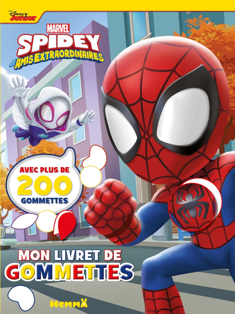 marvel-spidey-livret-gommettes-autocollants-d-s-3-ans image 1