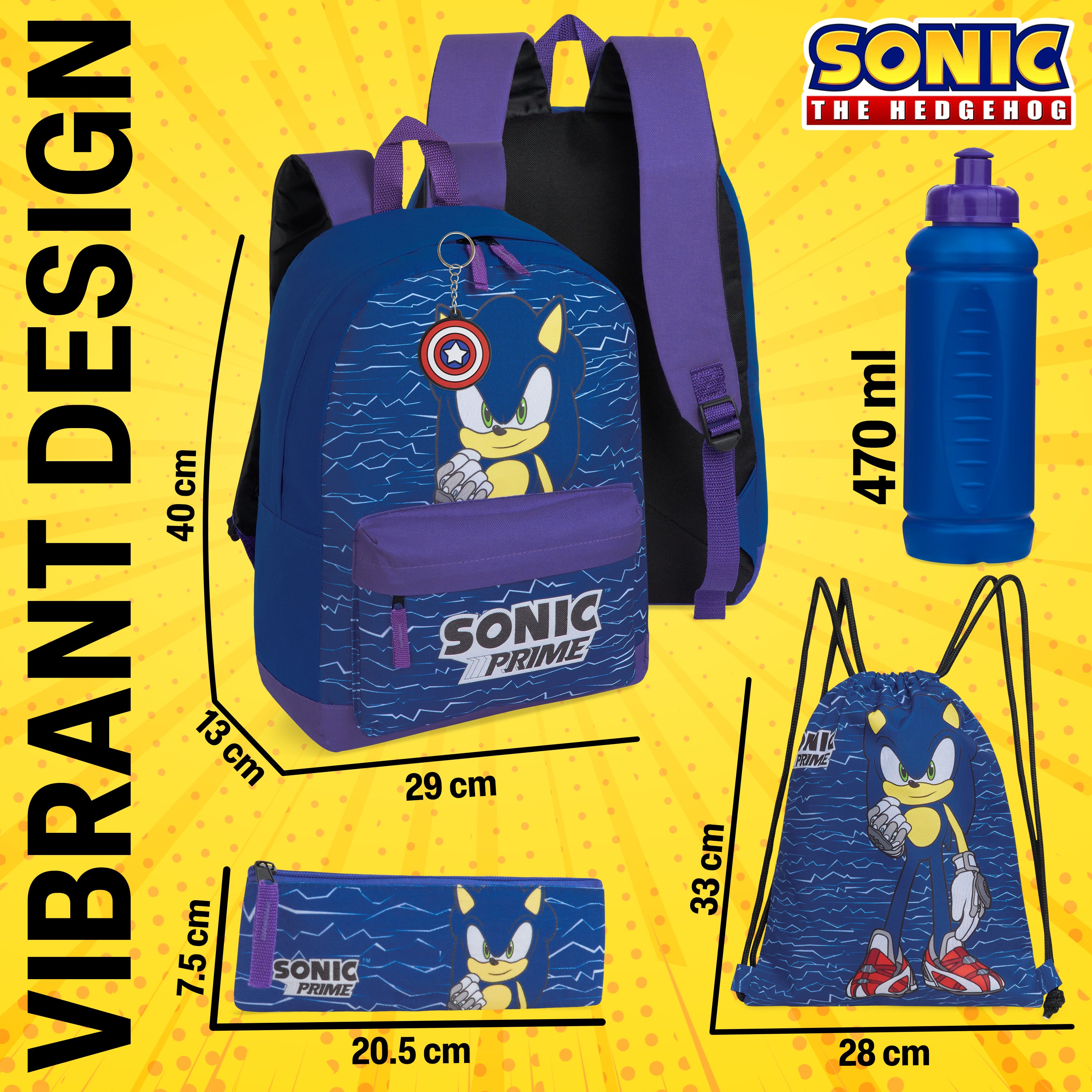 sac-cole-sonic-enfant-4-pi-ces-dos-gourde image 5