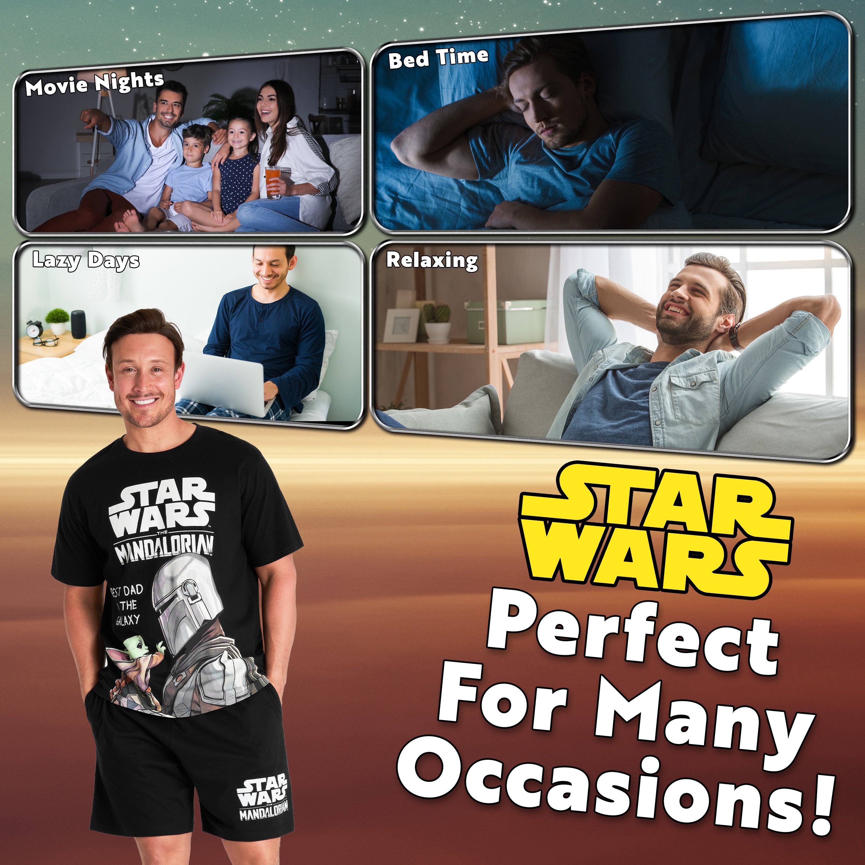 star-wars-men-pyjama-homme-short-baby-yoda-s-3xl image 4