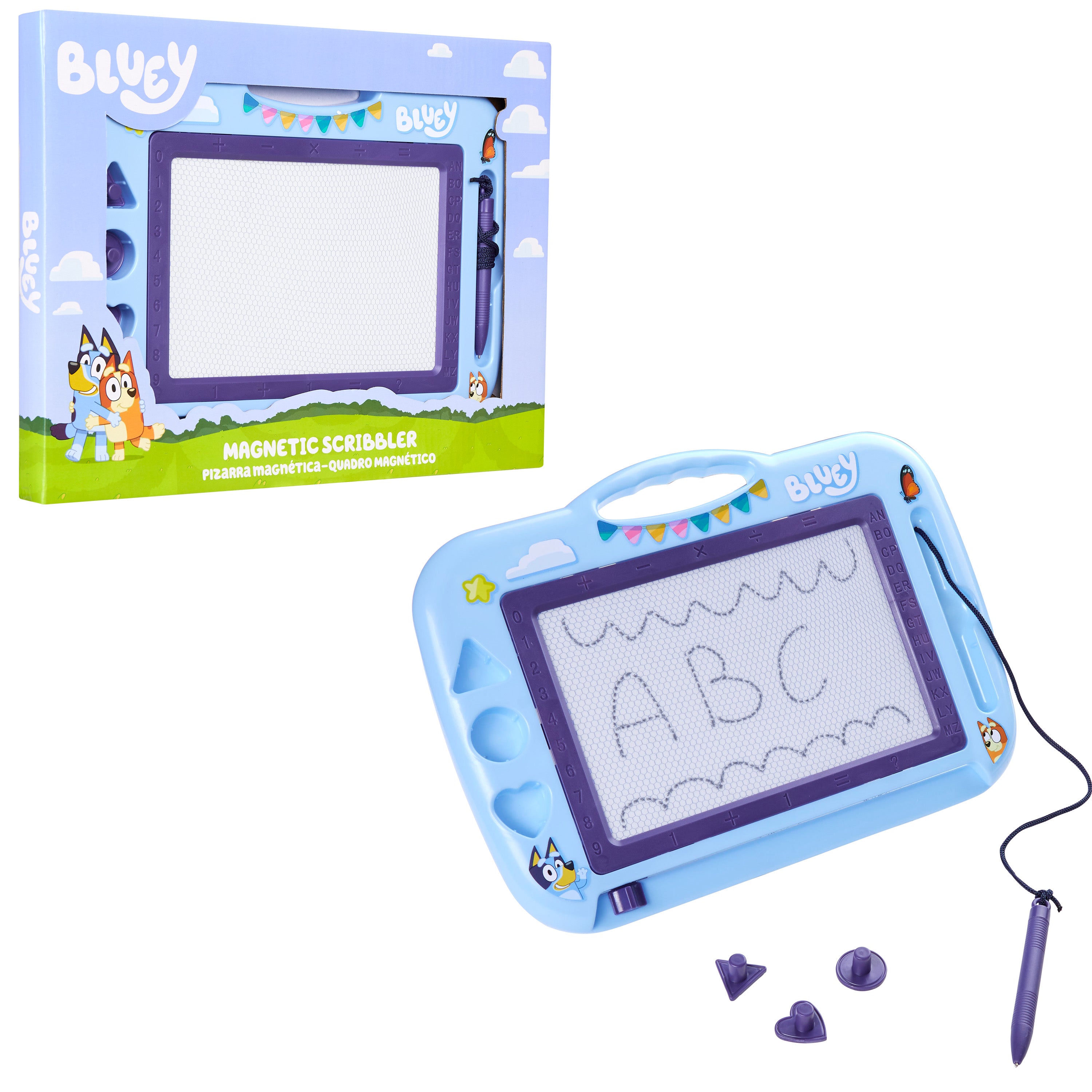 bluey-ardoise-magique-dessin-enfant-avec-tampons image 2