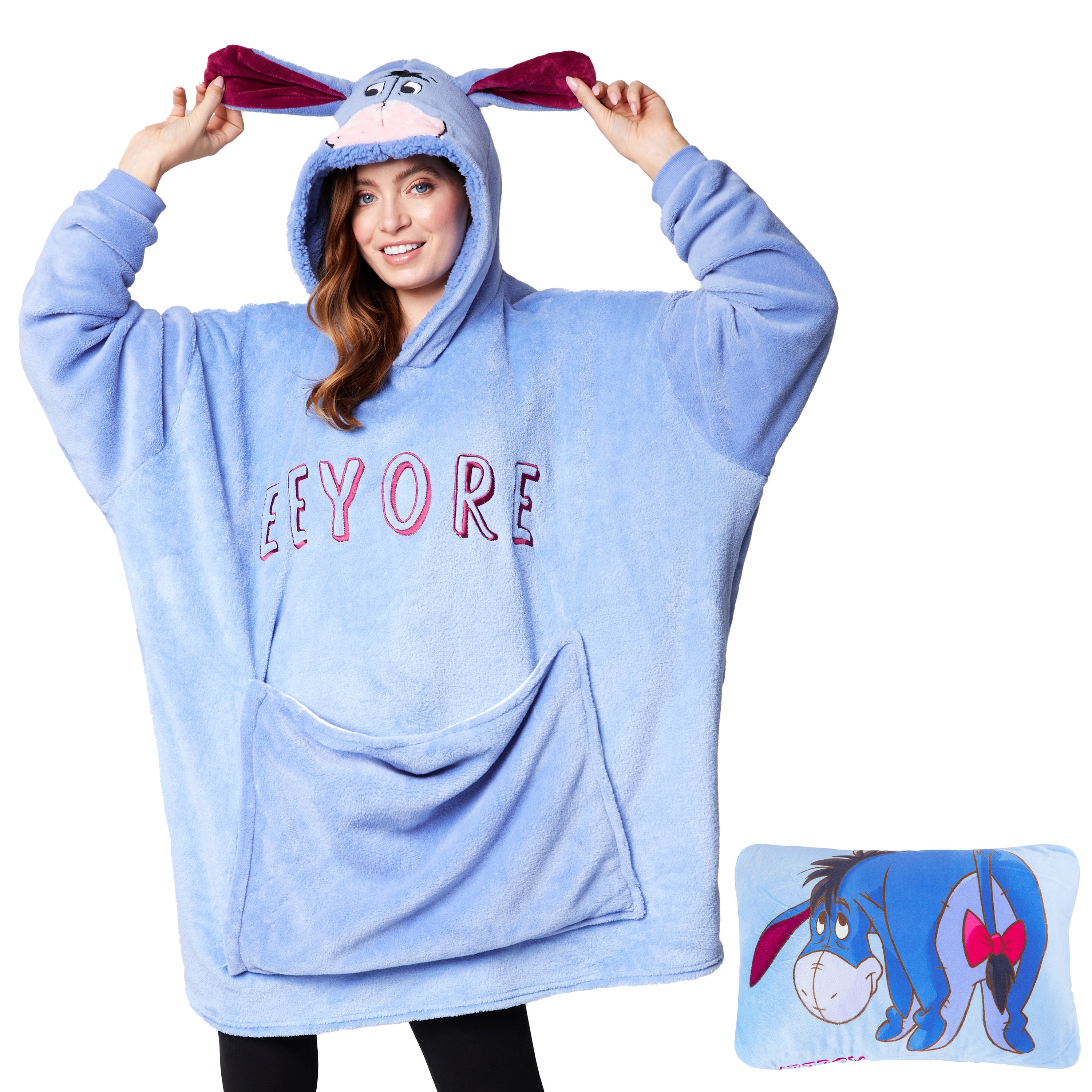 disney-stitch-sweat-plaid-oversize-2-en-1-polaire-femme image 1
