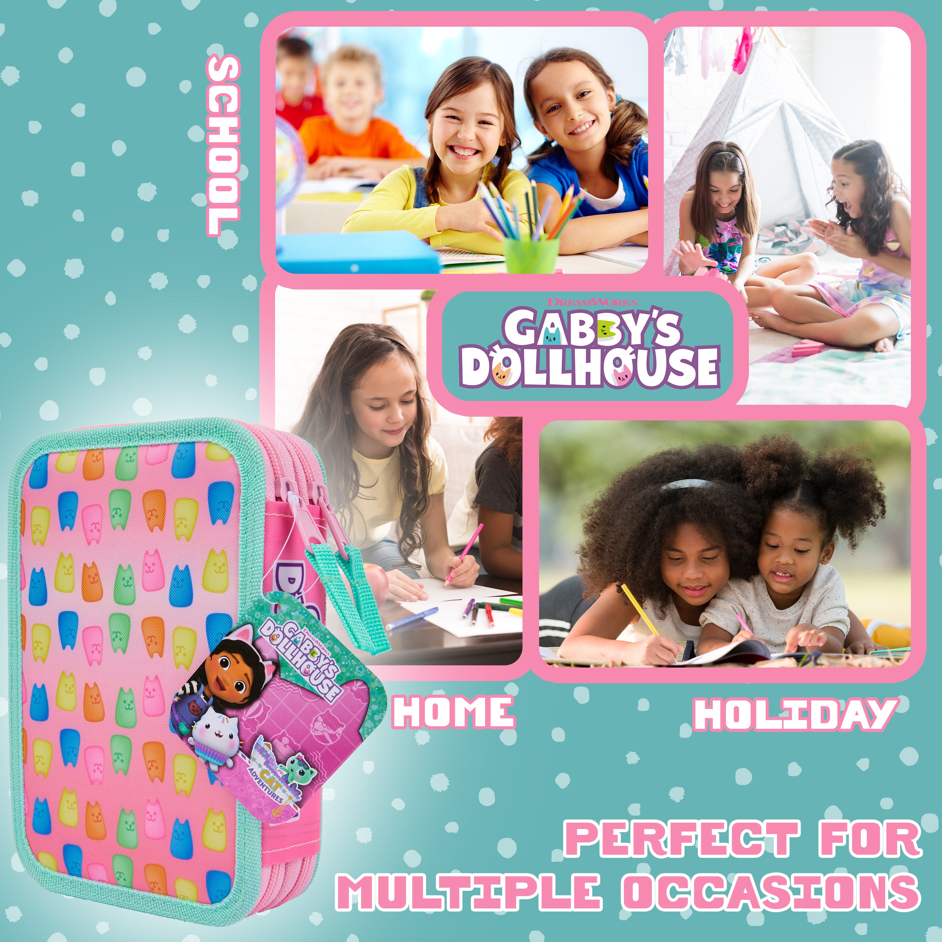 gabby-s-dollhouse-trousse-garnie-fille-crayons-feutres image 5