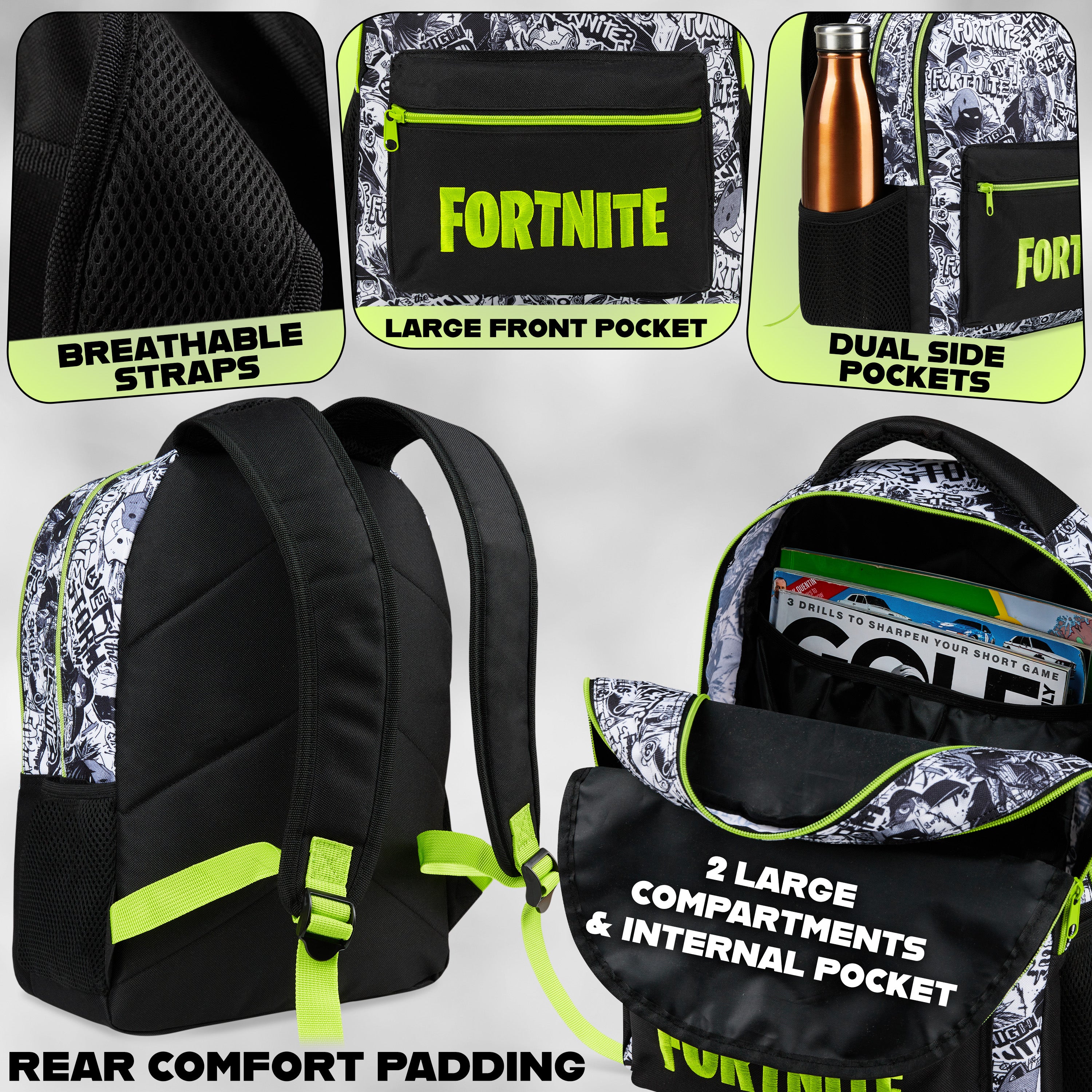 get-trend-fortnite-sac-dos-enfant-camouflage-gaming image 4