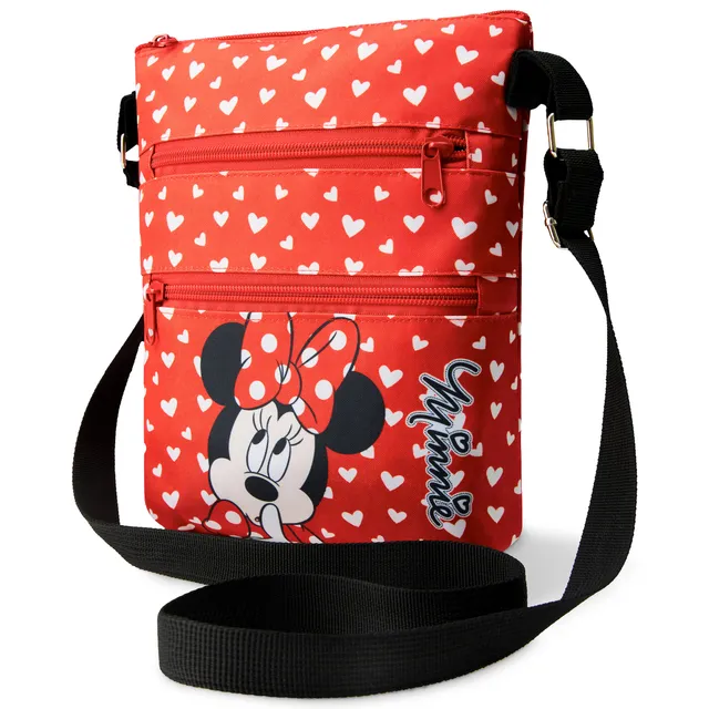 disney-minnie-sac-bandouli-re-fille-3-poches-zipp-es-r-glable image 1