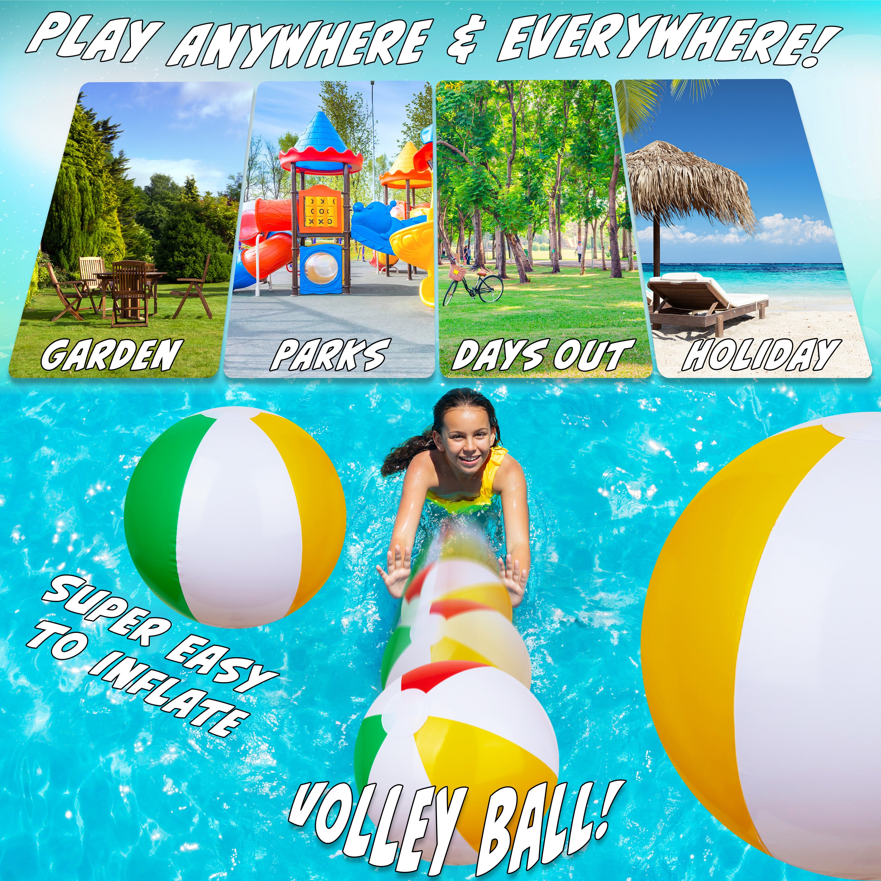kreativekraft-badminton-set-3-jeux-raquettes-jardin image 5