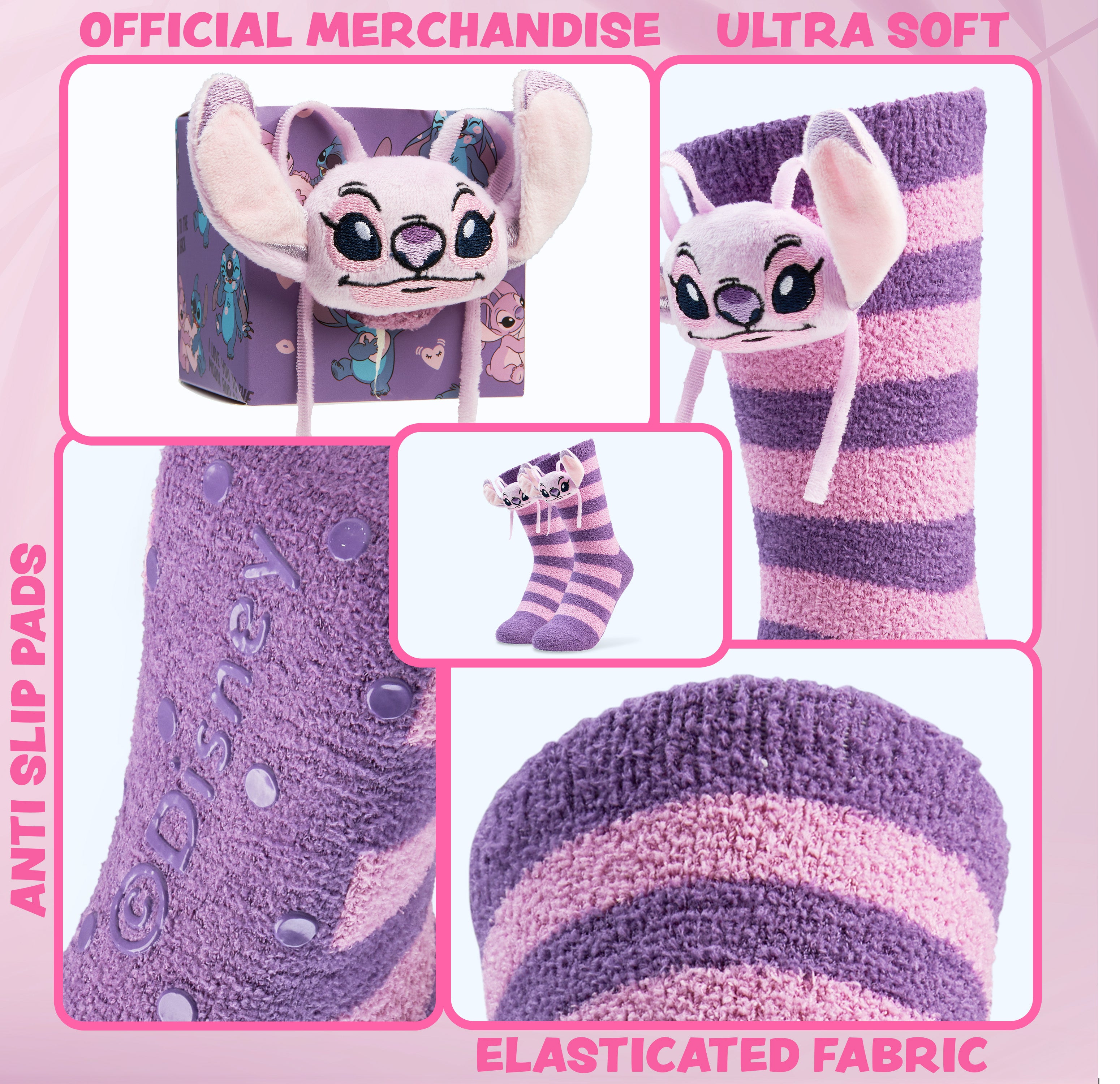 disney-stitch-chaussettes-pilou-femme-antid-rapantes-taille-unique image 4