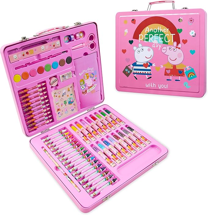 peppa-pig-mallette-dessin-enfant-set-40-pi-ces-valise-rose image 6